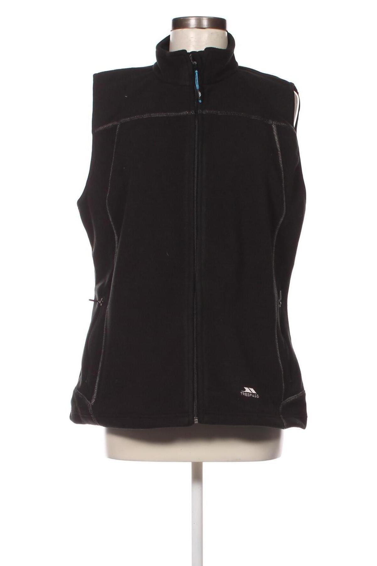 Damen Fleeceweste Trespass, Größe XL, Farbe Schwarz, Preis 26,60 €
