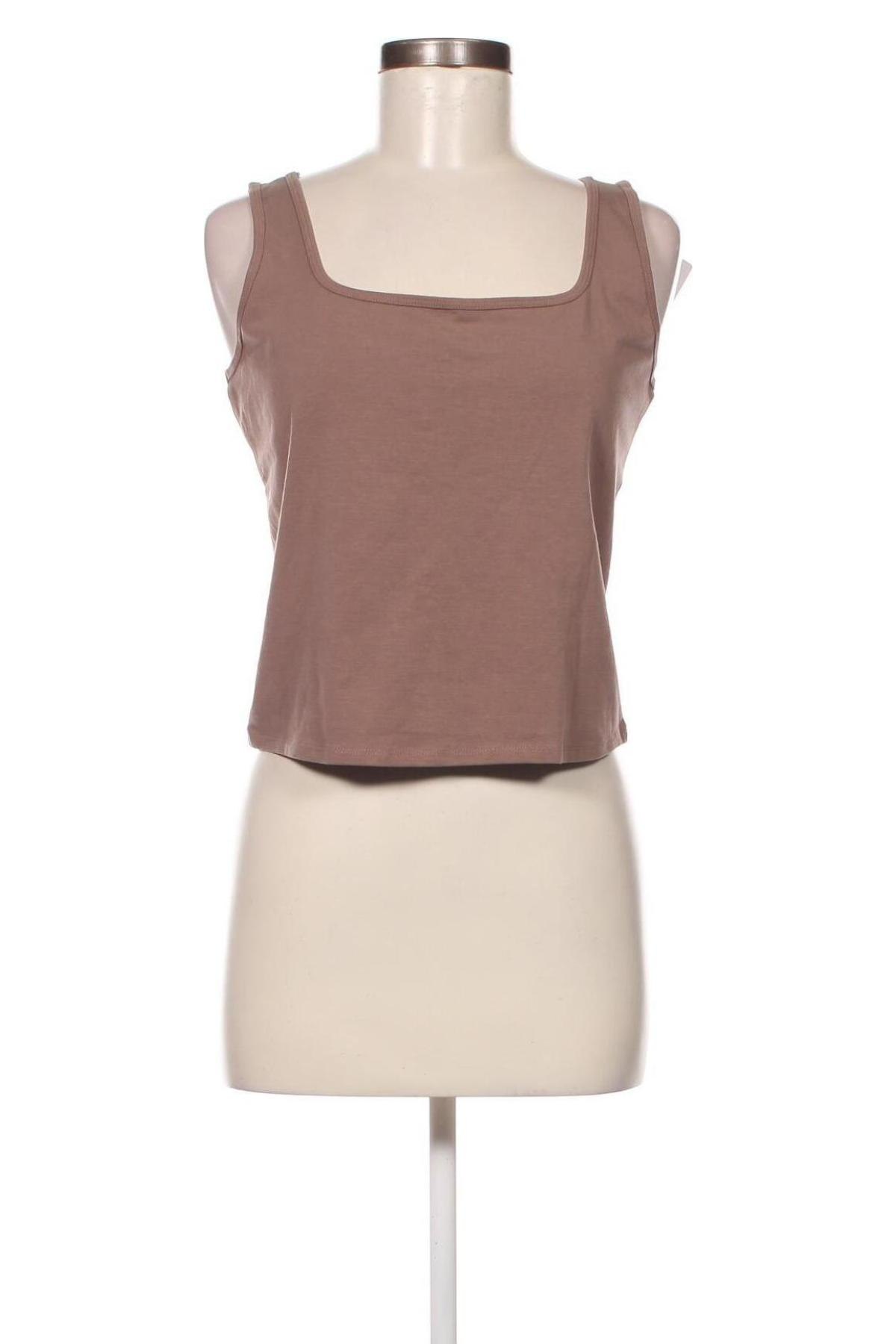 Γυναικείο αμάνικο μπλουζάκι Abercrombie & Fitch, Μέγεθος XL, Χρώμα Καφέ, Τιμή 10,47 €