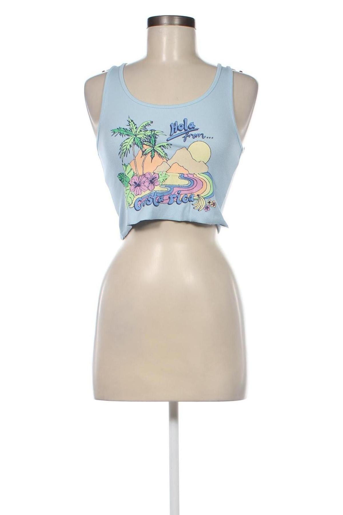 Γυναικείο αμάνικο μπλουζάκι Cotton On, Μέγεθος S, Χρώμα Μπλέ, Τιμή 10,82 €