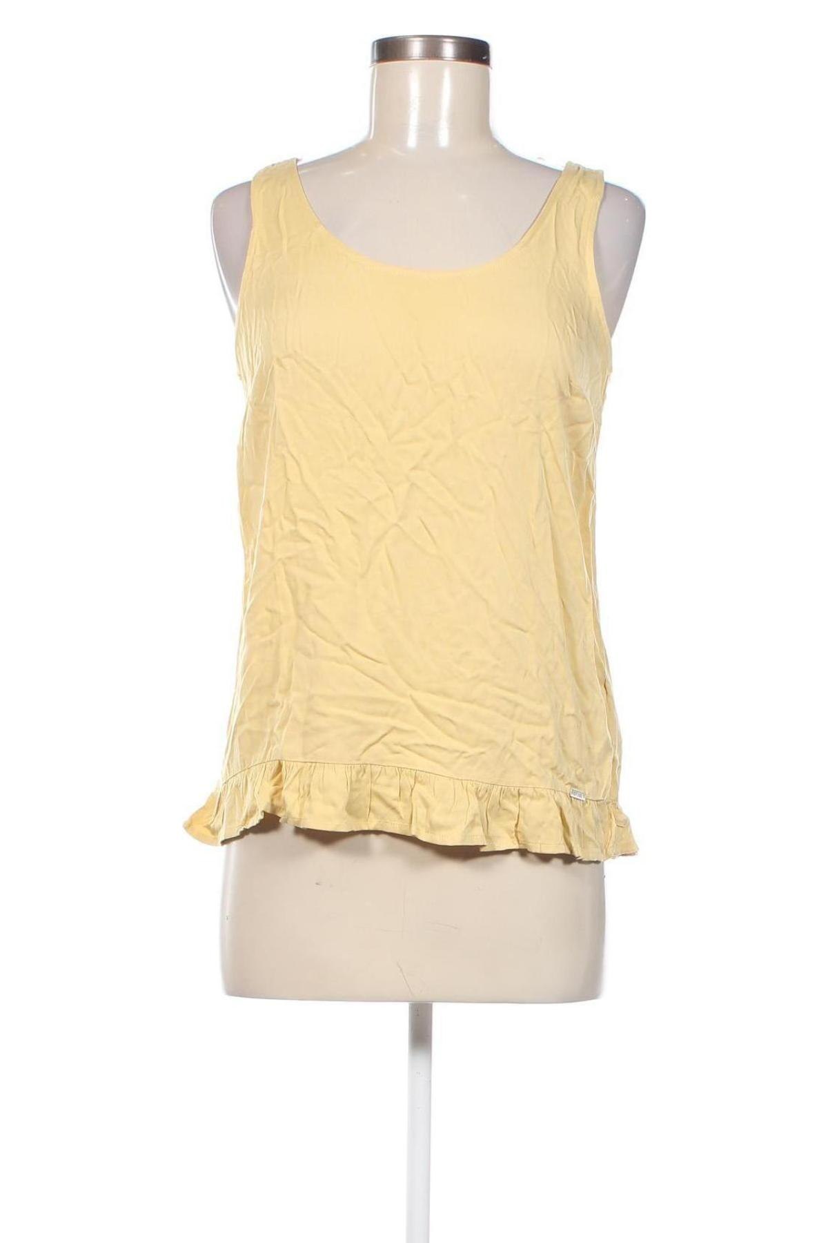 Γυναικείο αμάνικο μπλουζάκι Diverse, Μέγεθος S, Χρώμα Κίτρινο, Τιμή 4,65 €