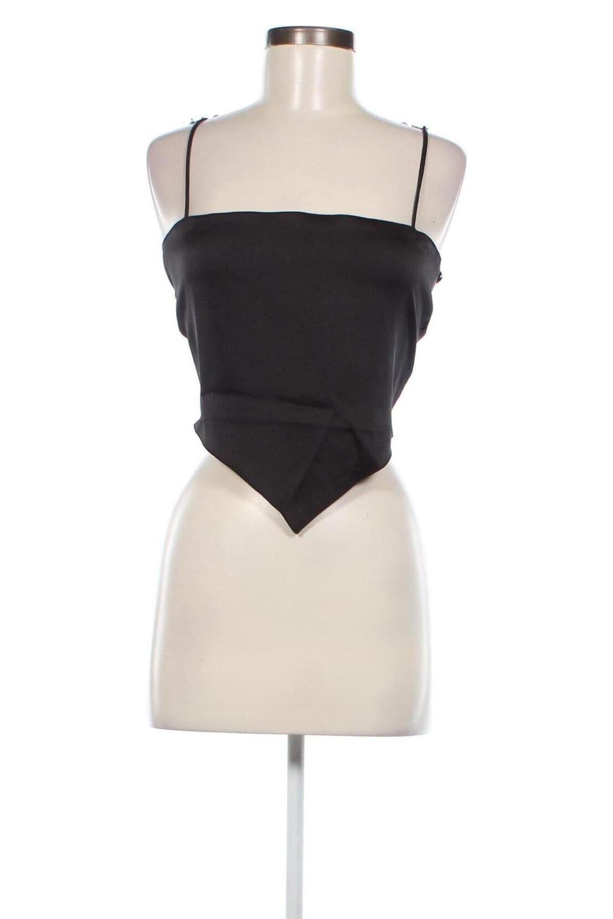 Γυναικείο αμάνικο μπλουζάκι Gina Tricot, Μέγεθος XL, Χρώμα Μαύρο, Τιμή 5,71 €