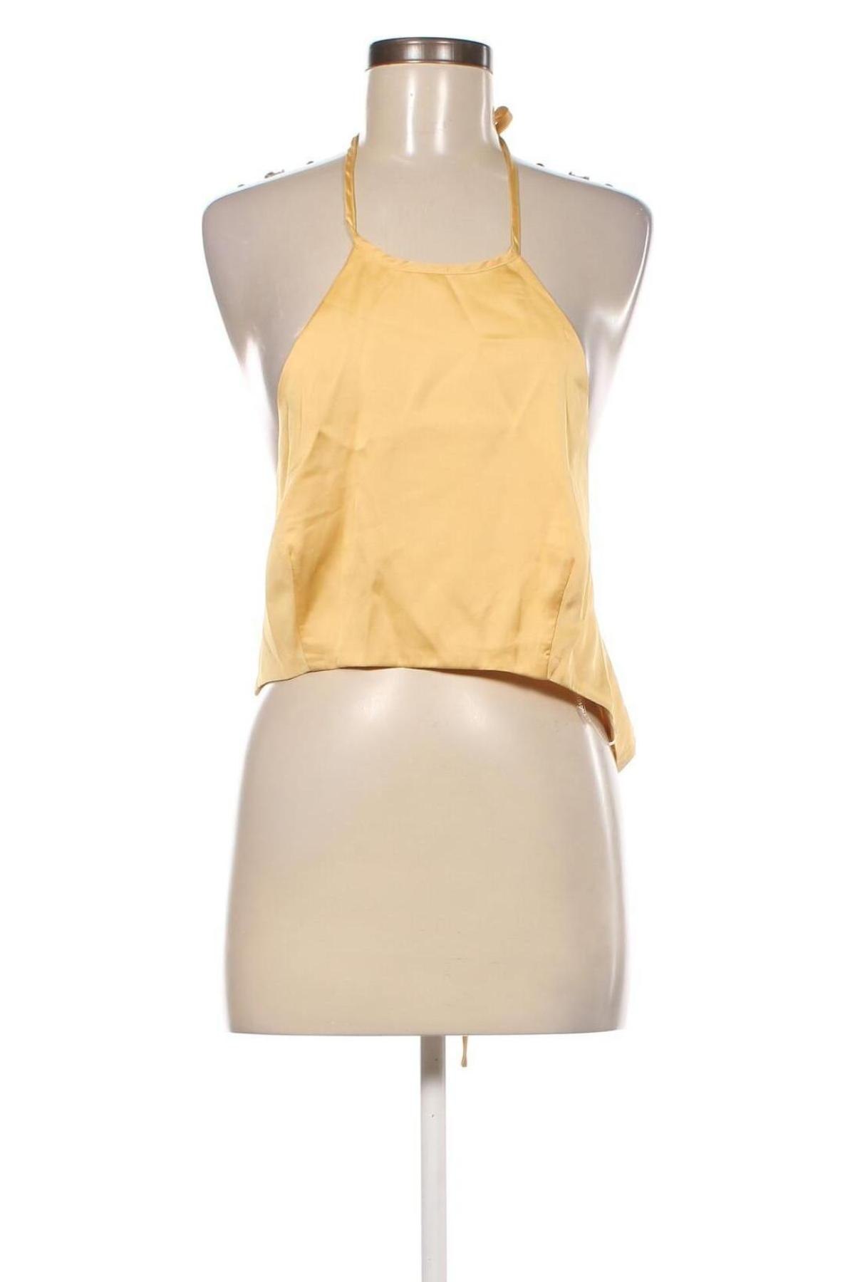 Γυναικείο αμάνικο μπλουζάκι Glamorous, Μέγεθος M, Χρώμα Κίτρινο, Τιμή 5,38 €