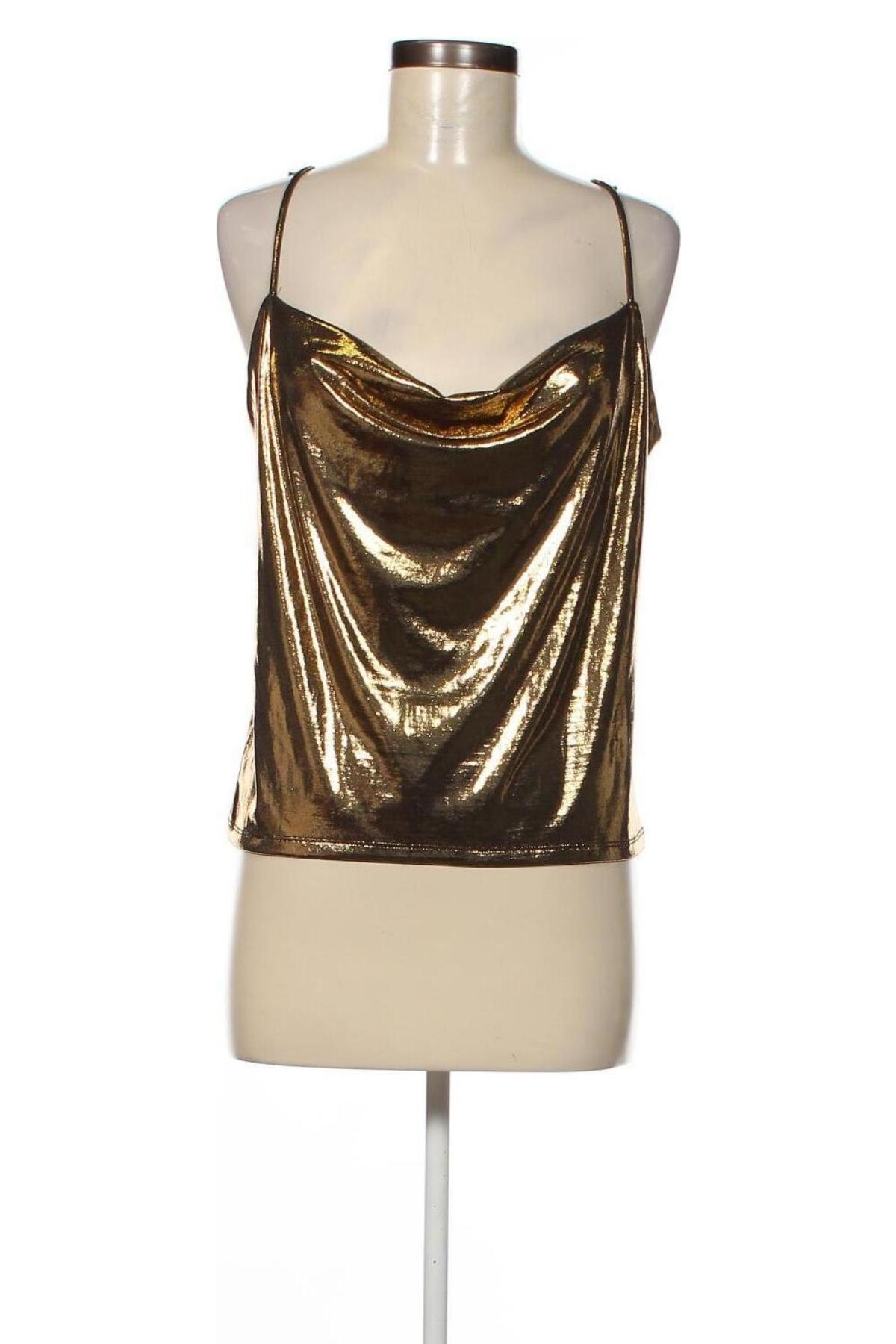 Damentop H&M, Größe S, Farbe Golden, Preis € 5,84