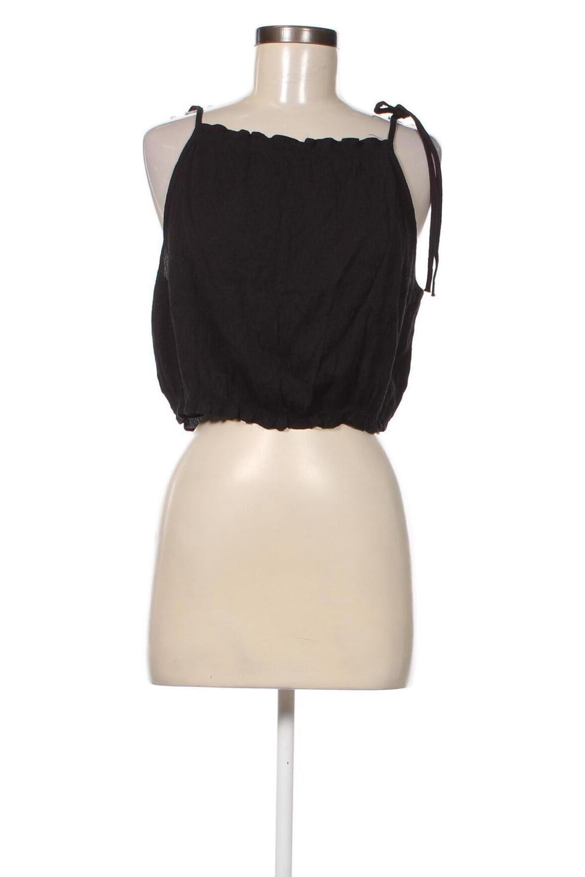 Γυναικείο αμάνικο μπλουζάκι H&M Divided, Μέγεθος M, Χρώμα Μαύρο, Τιμή 3,22 €