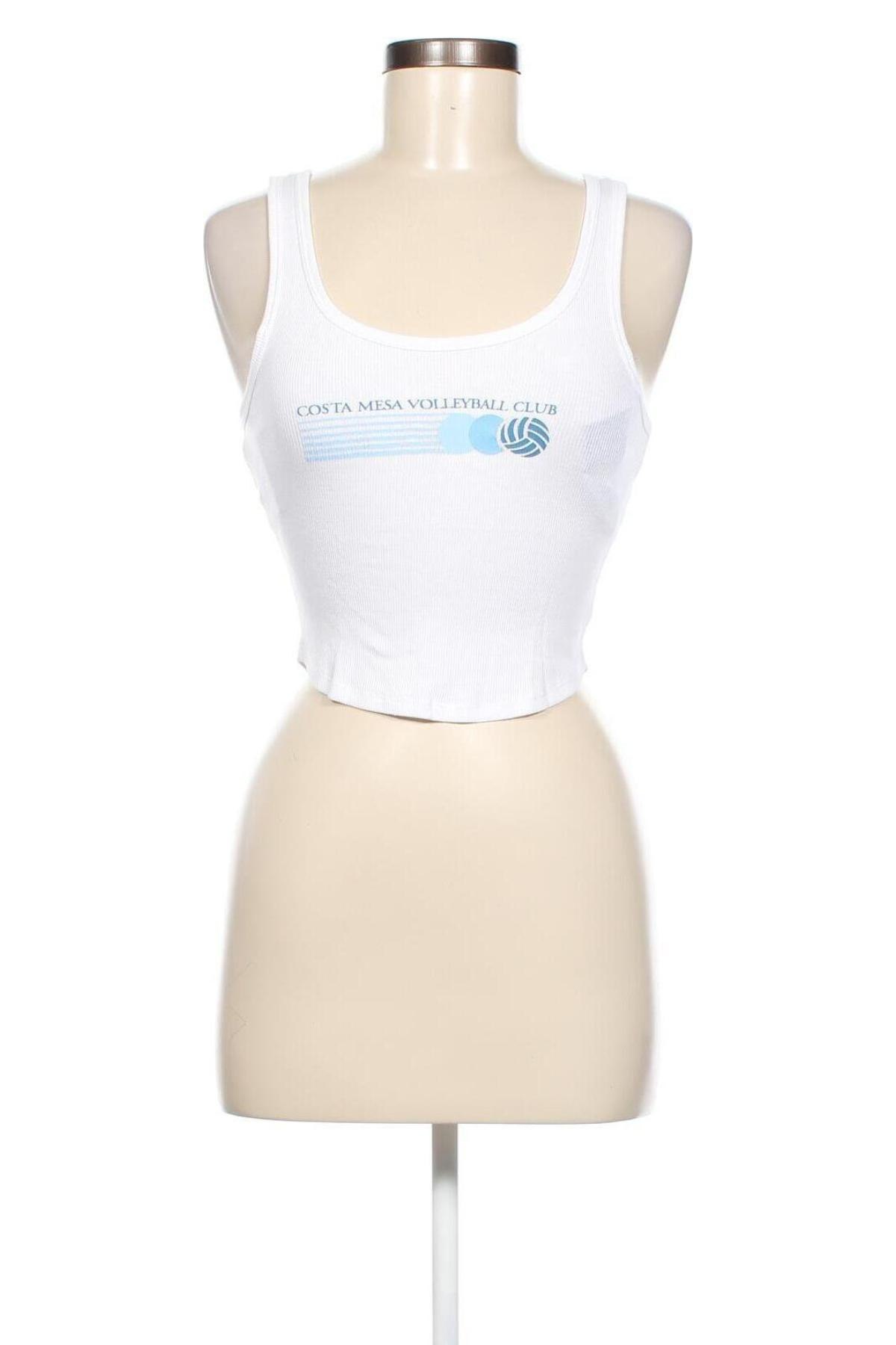 Γυναικείο αμάνικο μπλουζάκι Hollister, Μέγεθος S, Χρώμα Λευκό, Τιμή 5,23 €
