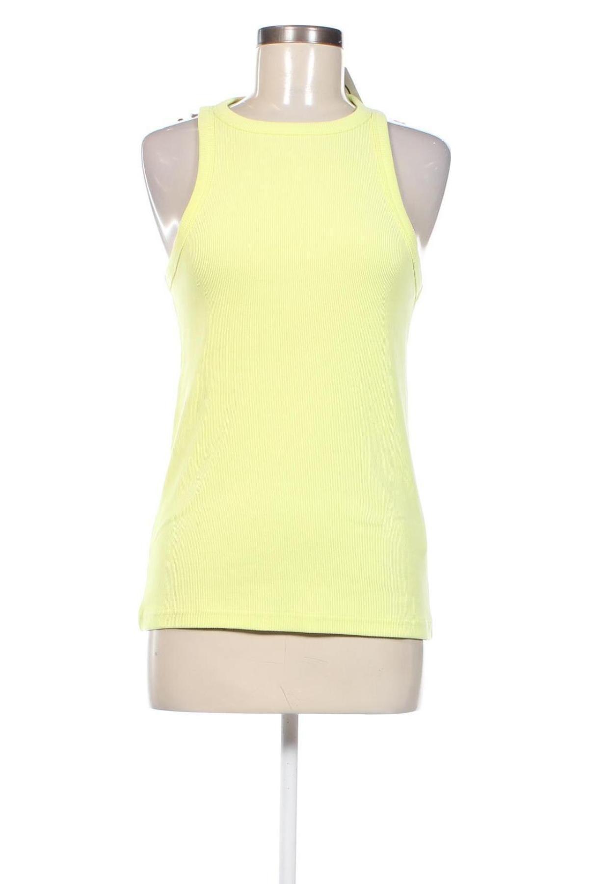 Γυναικείο αμάνικο μπλουζάκι Hugo Boss, Μέγεθος XL, Χρώμα Κίτρινο, Τιμή 57,29 €