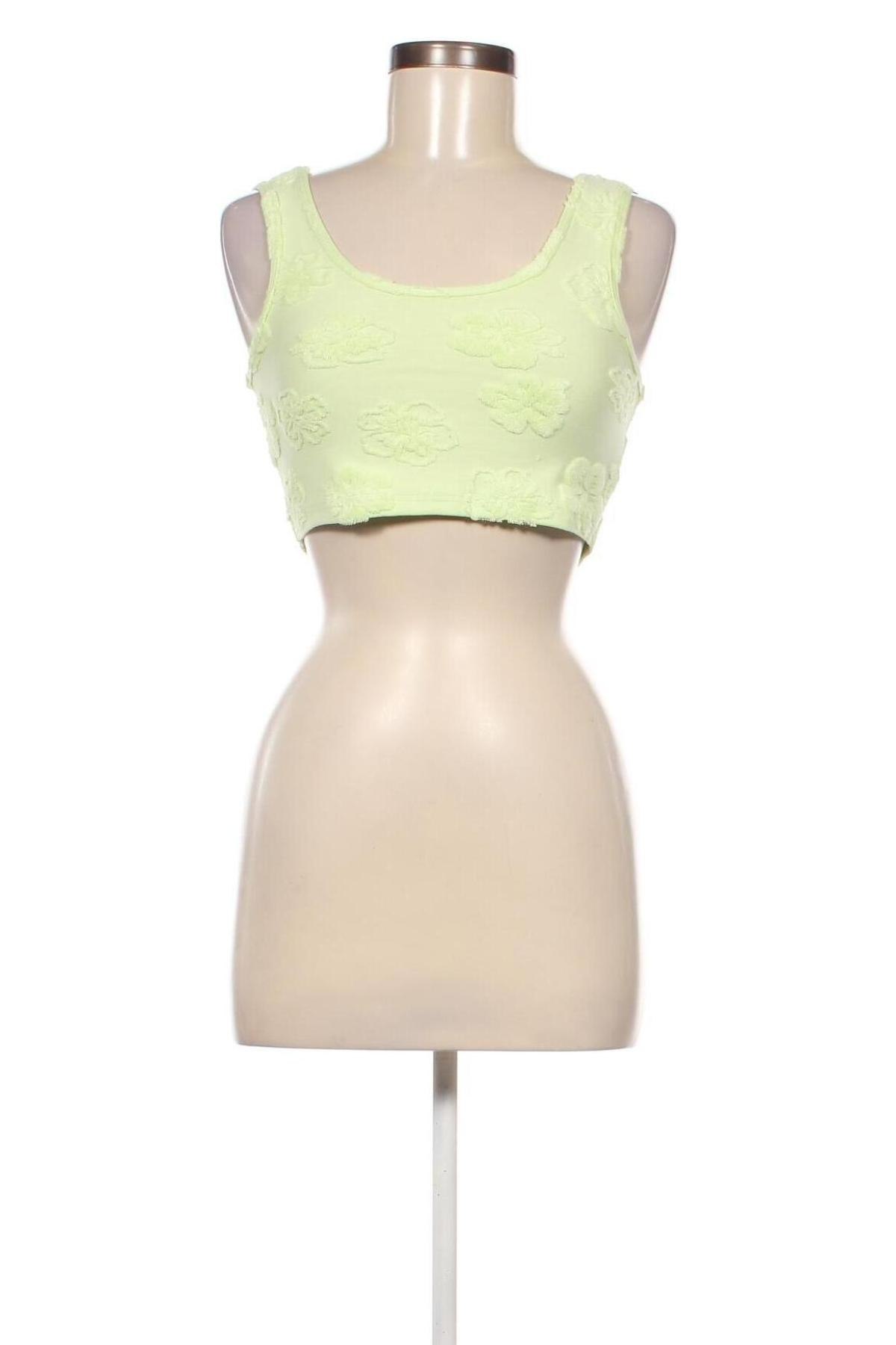 Γυναικείο αμάνικο μπλουζάκι Jennyfer, Μέγεθος S, Χρώμα Πράσινο, Τιμή 5,73 €