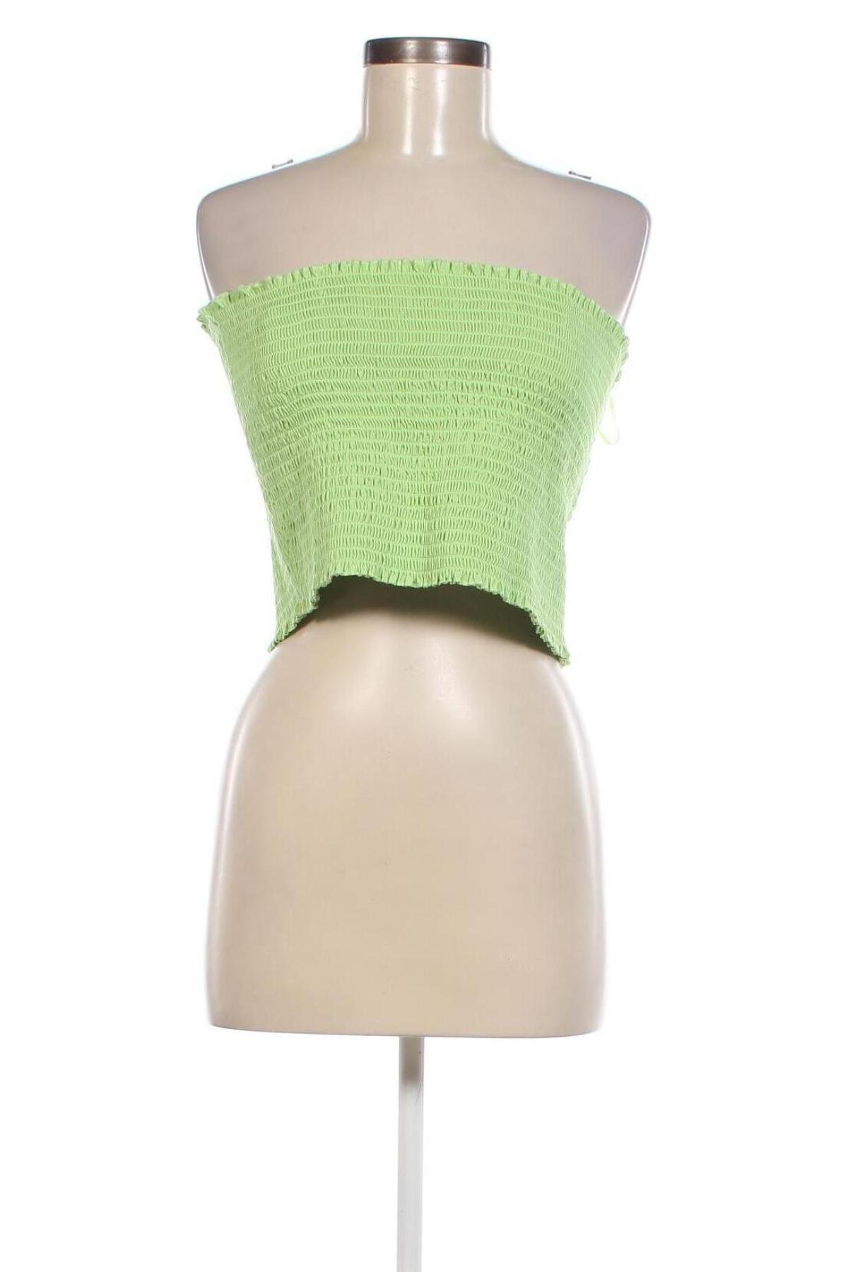 Γυναικείο αμάνικο μπλουζάκι Monki, Μέγεθος XL, Χρώμα Πράσινο, Τιμή 4,50 €