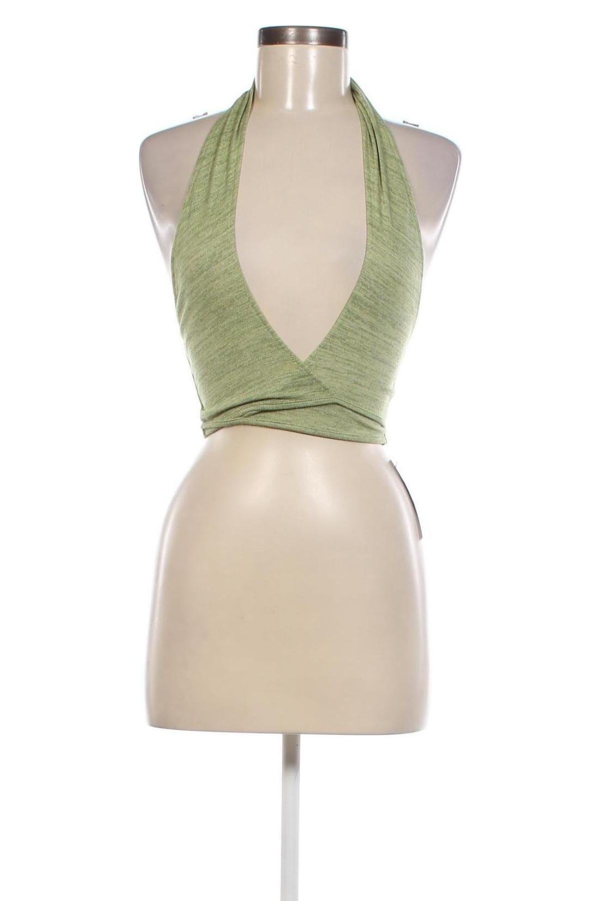 Γυναικείο αμάνικο μπλουζάκι NA-KD, Μέγεθος XL, Χρώμα Πράσινο, Τιμή 4,78 €