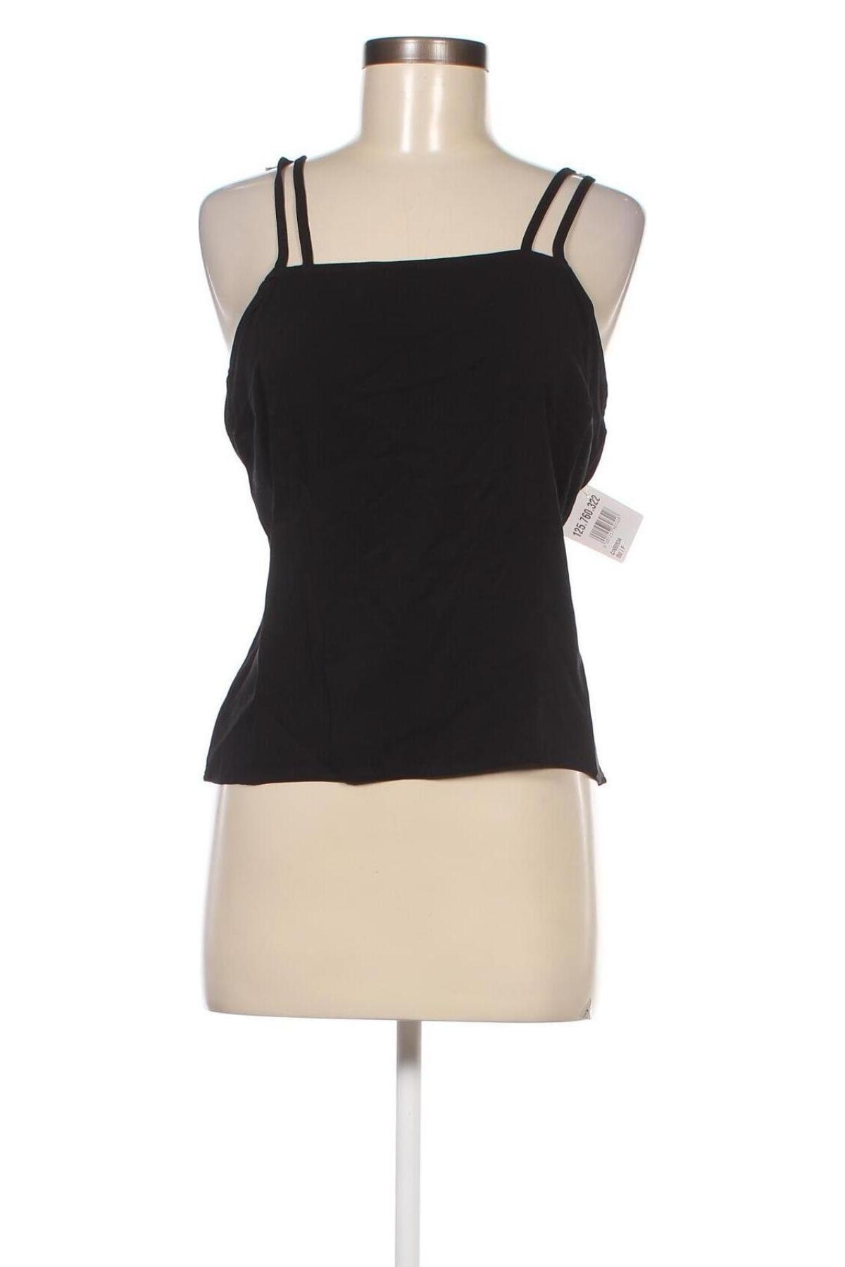 Γυναικείο αμάνικο μπλουζάκι NU-IN, Μέγεθος L, Χρώμα Μαύρο, Τιμή 14,95 €