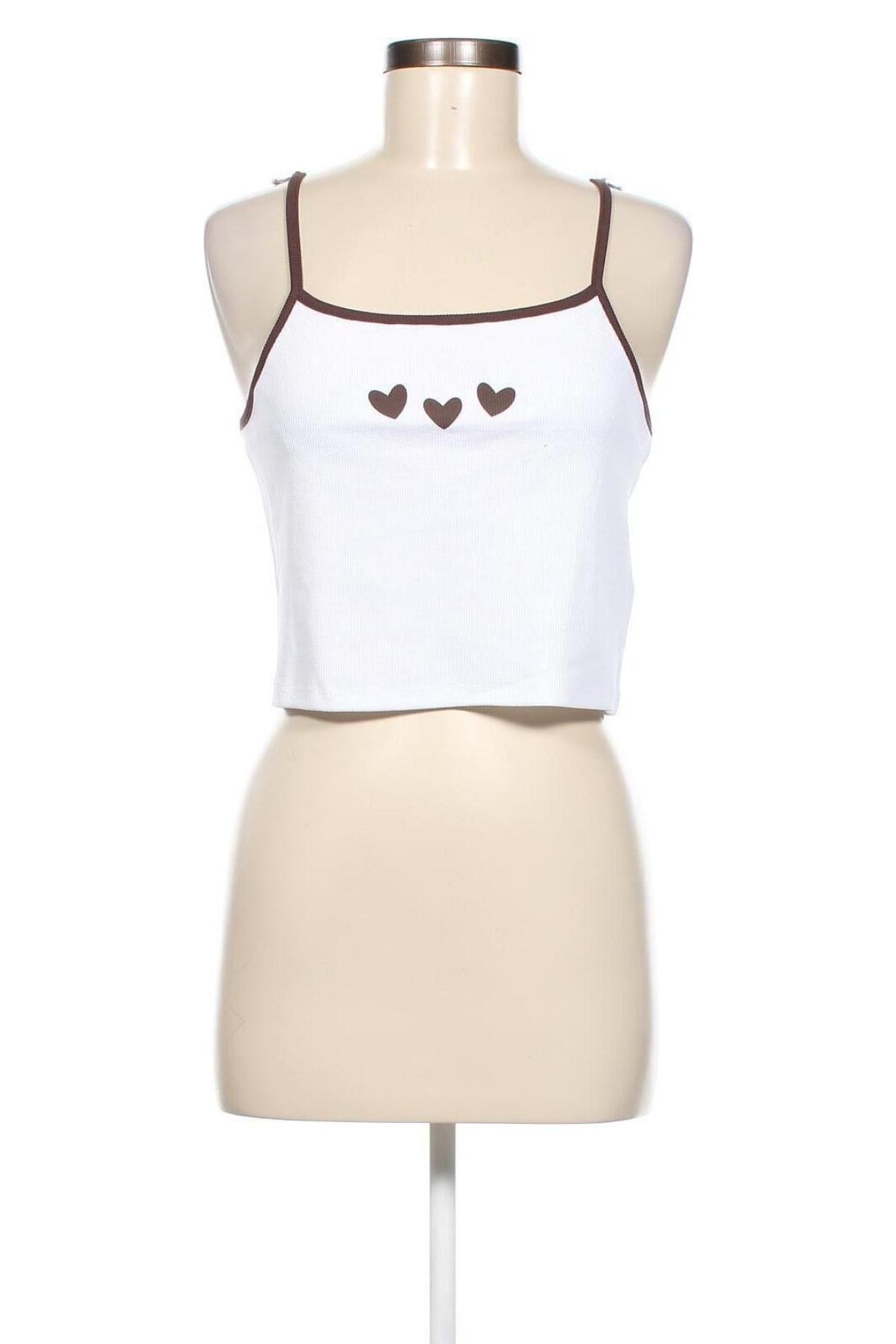 Γυναικείο αμάνικο μπλουζάκι Neon & Nylon by Only, Μέγεθος XL, Χρώμα Λευκό, Τιμή 5,38 €