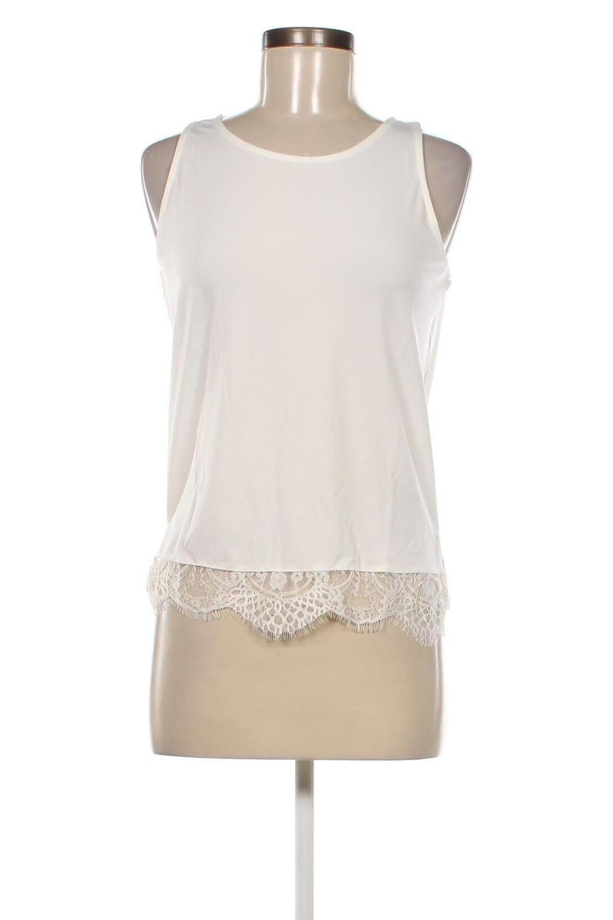 Γυναικείο αμάνικο μπλουζάκι Pimkie, Μέγεθος M, Χρώμα Λευκό, Τιμή 4,98 €
