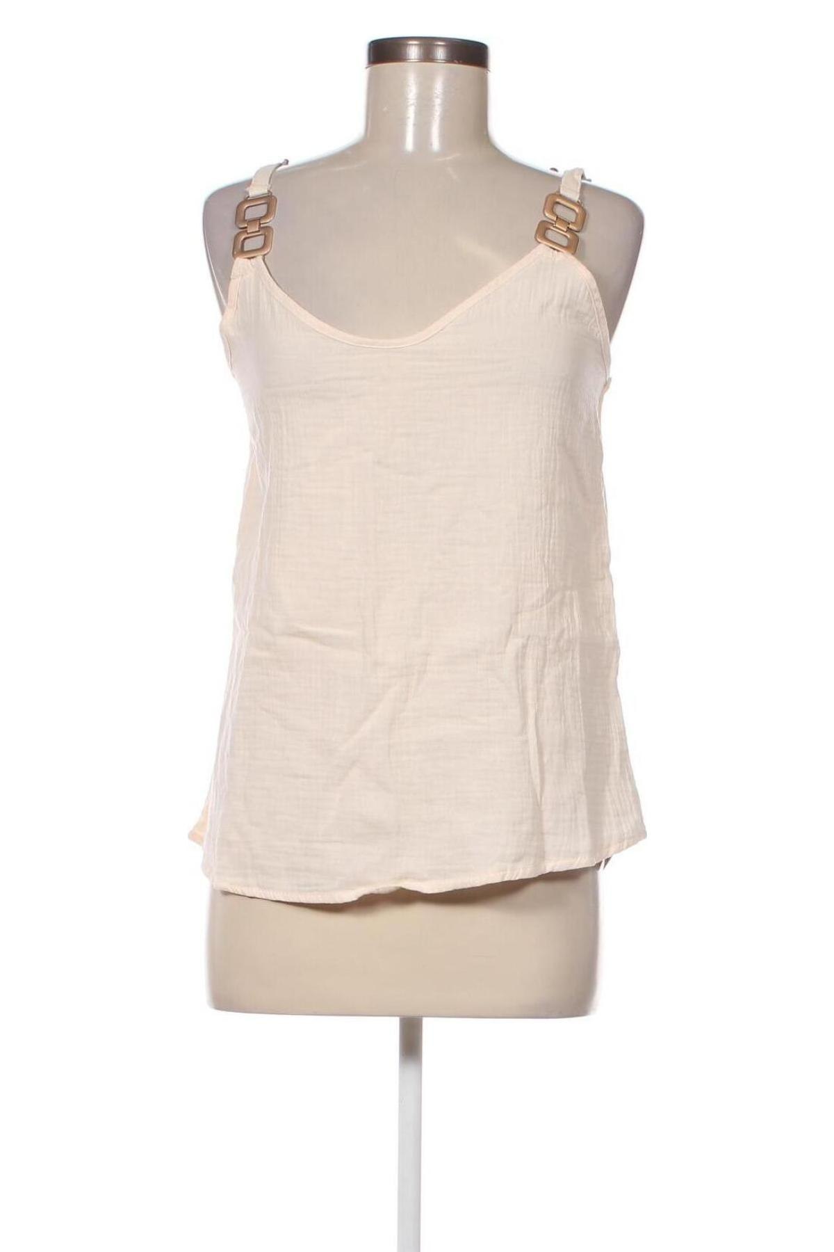 Γυναικείο αμάνικο μπλουζάκι SHEIN, Μέγεθος S, Χρώμα Εκρού, Τιμή 5,00 €