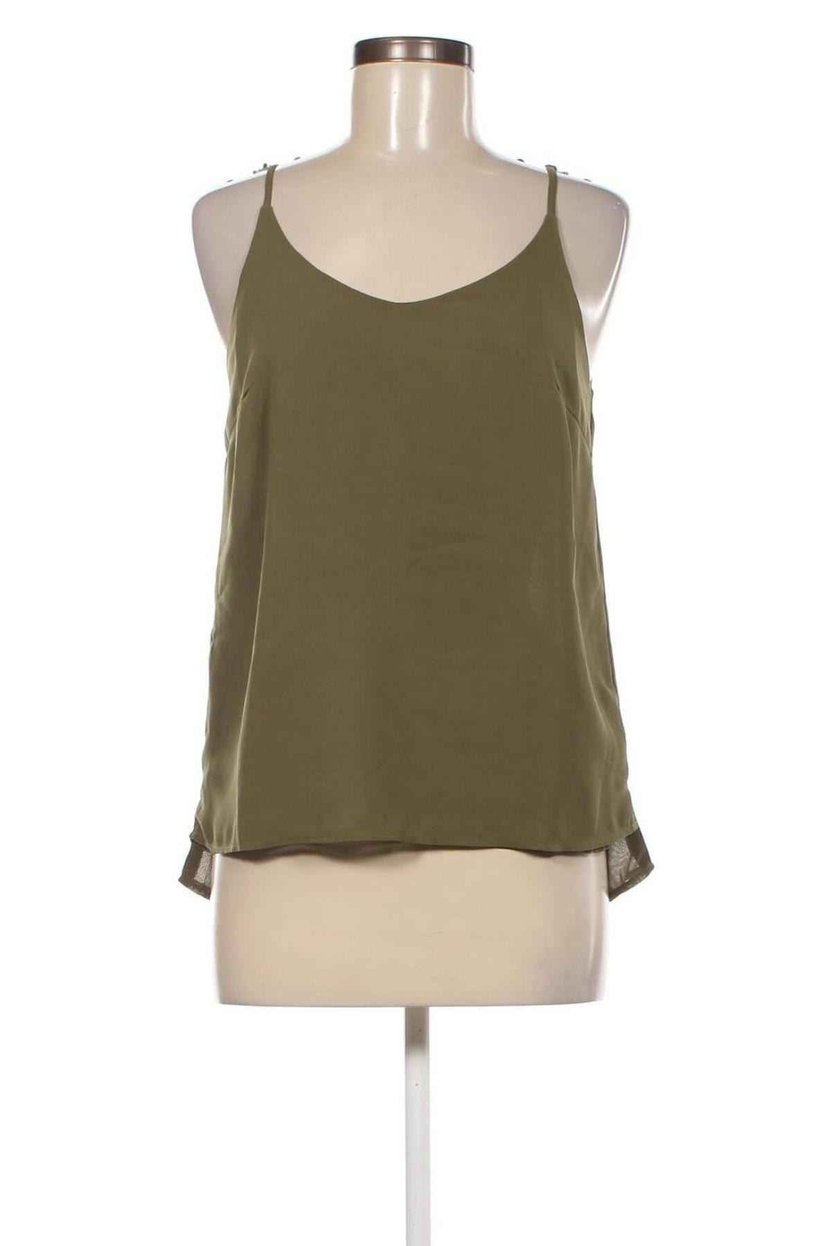 Γυναικείο αμάνικο μπλουζάκι Soft Rebels, Μέγεθος S, Χρώμα Πράσινο, Τιμή 5,08 €