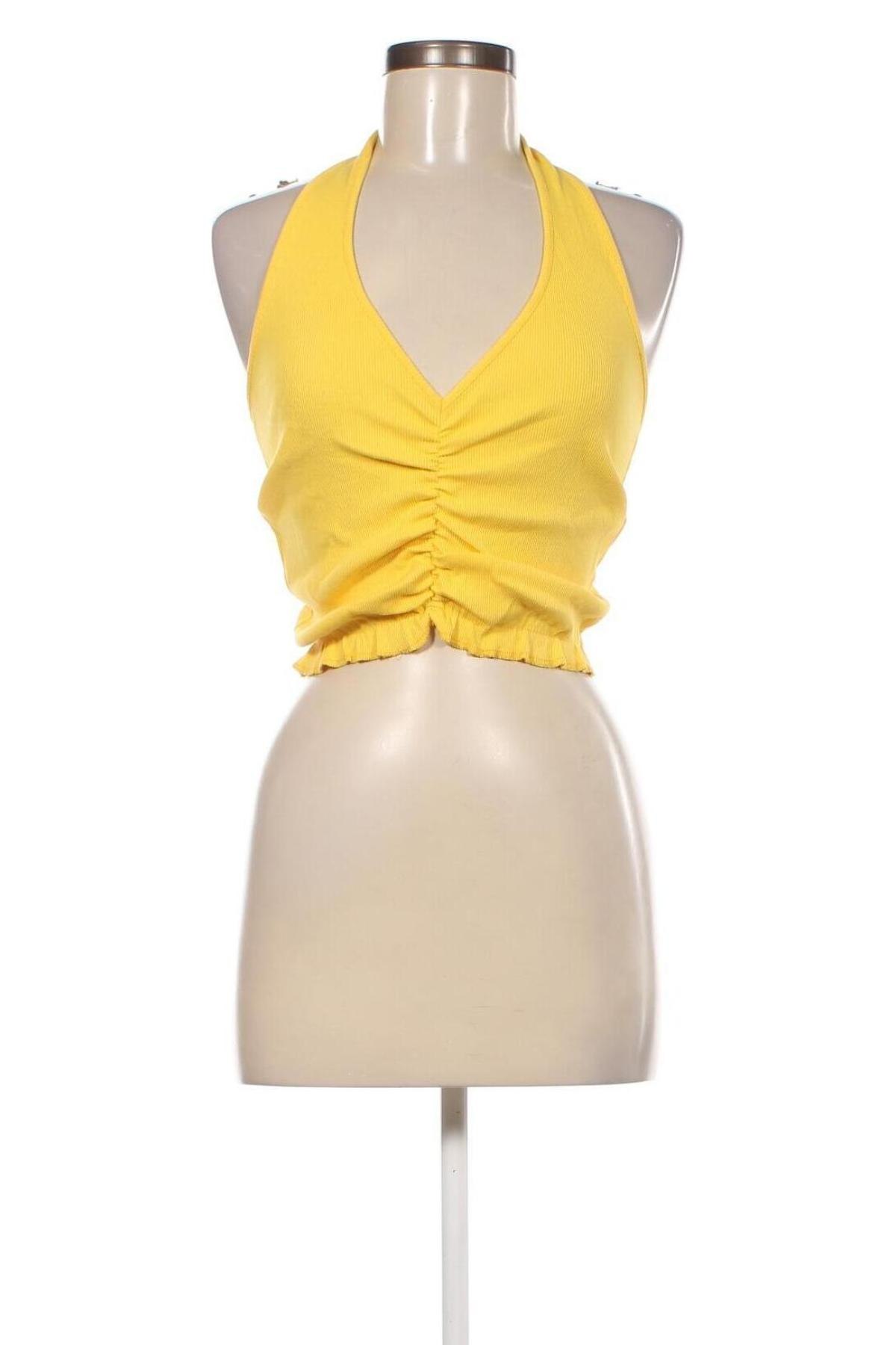 Γυναικείο αμάνικο μπλουζάκι Trendyol, Μέγεθος L, Χρώμα Κίτρινο, Τιμή 14,95 €