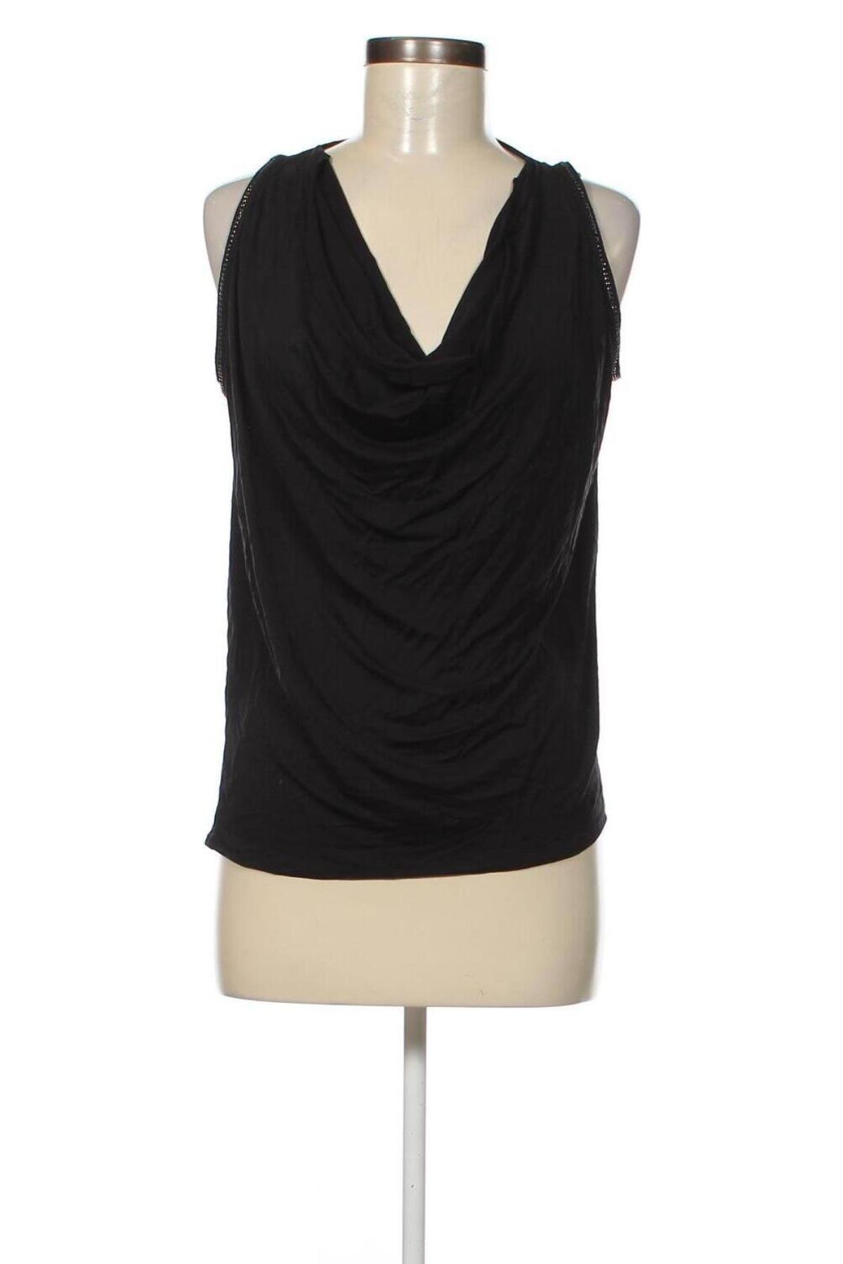 Γυναικείο αμάνικο μπλουζάκι Zara, Μέγεθος M, Χρώμα Μαύρο, Τιμή 5,12 €