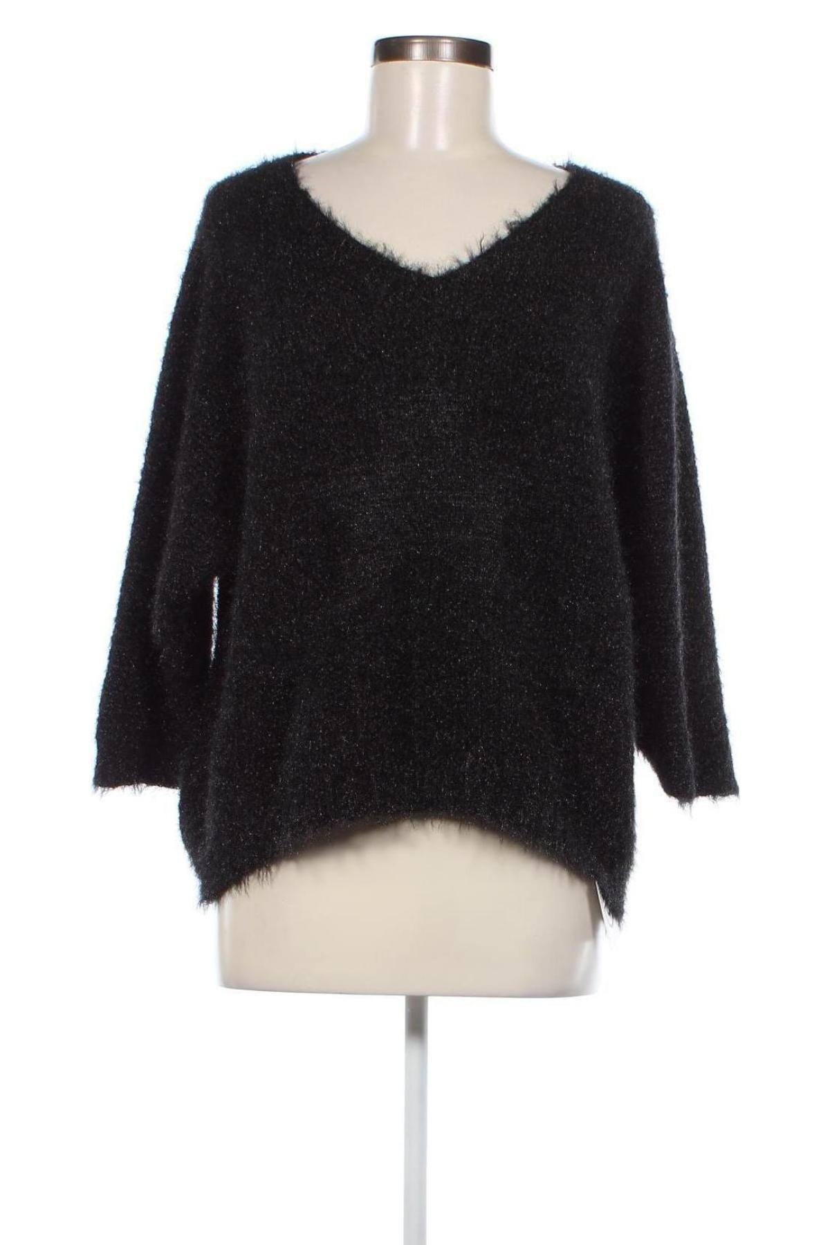 Γυναικείο πουλόβερ, Μέγεθος XL, Χρώμα Μαύρο, Τιμή 5,38 €