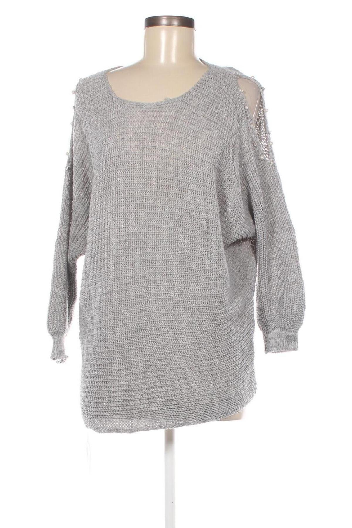 Damenpullover, Größe L, Farbe Grau, Preis € 5,49