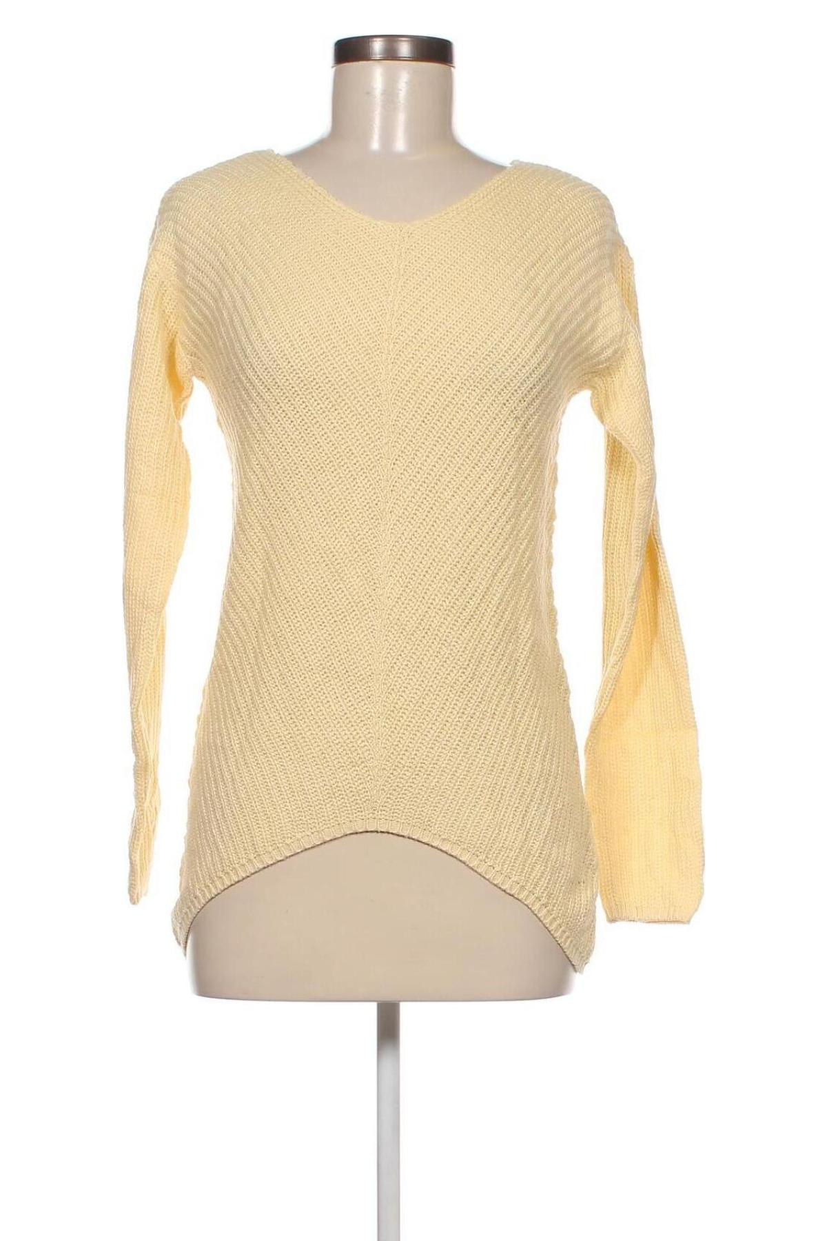 Dámský svetr, Velikost XS, Barva Žlutá, Cena  139,00 Kč