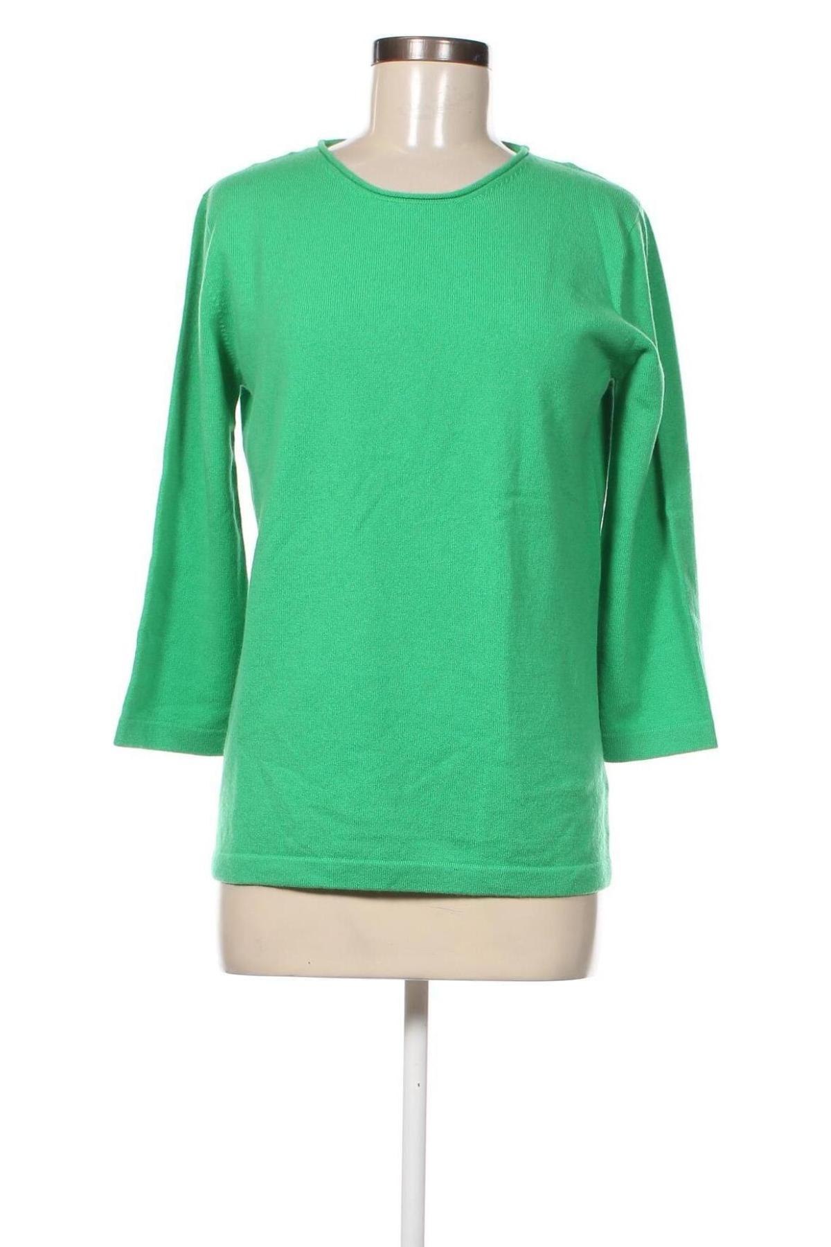 Дамски пуловер Agnona, Размер L, Цвят Зелен, Цена 210,32 лв.