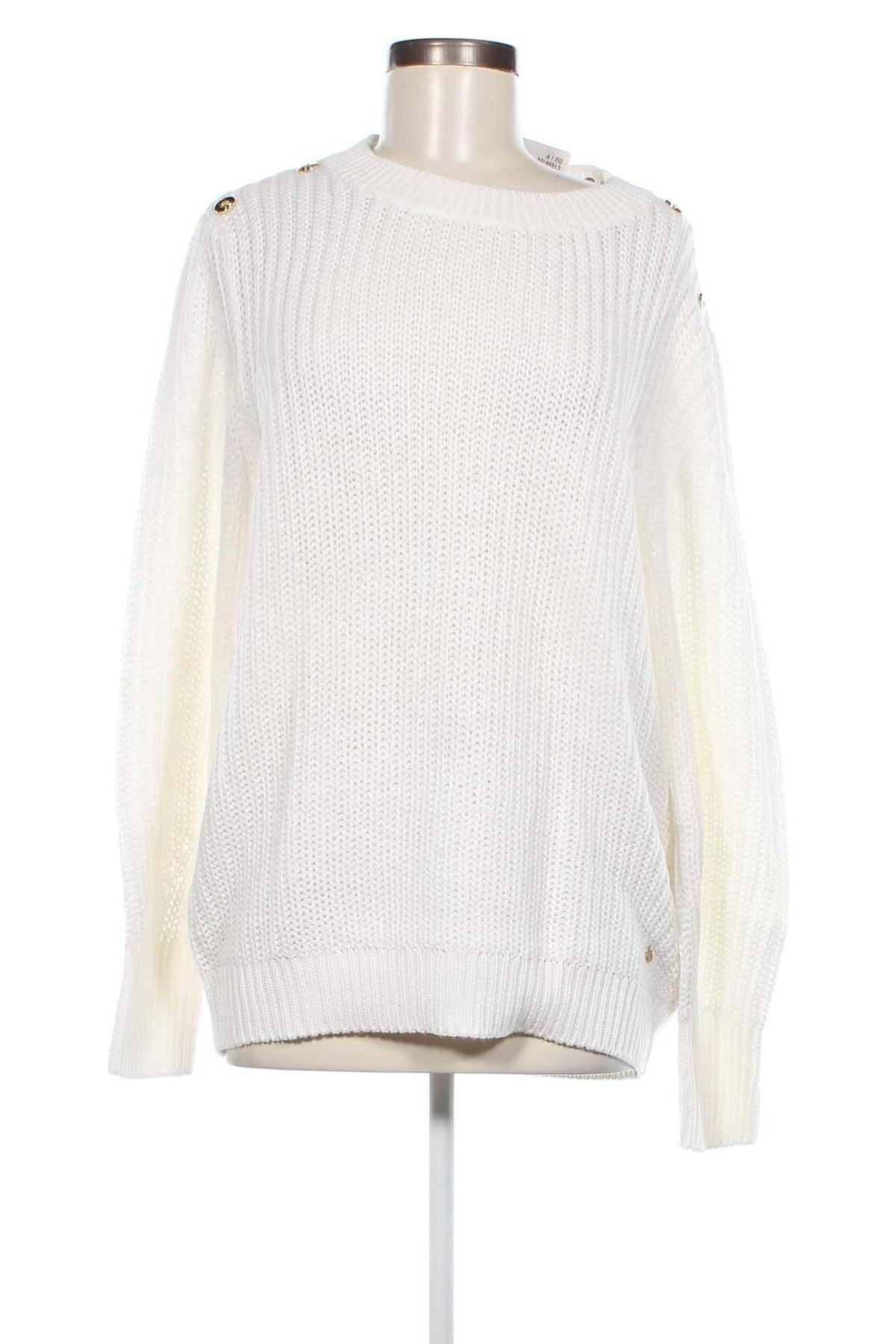Дамски пуловер Ajc, Размер M, Цвят Бял, Цена 20,70 лв.