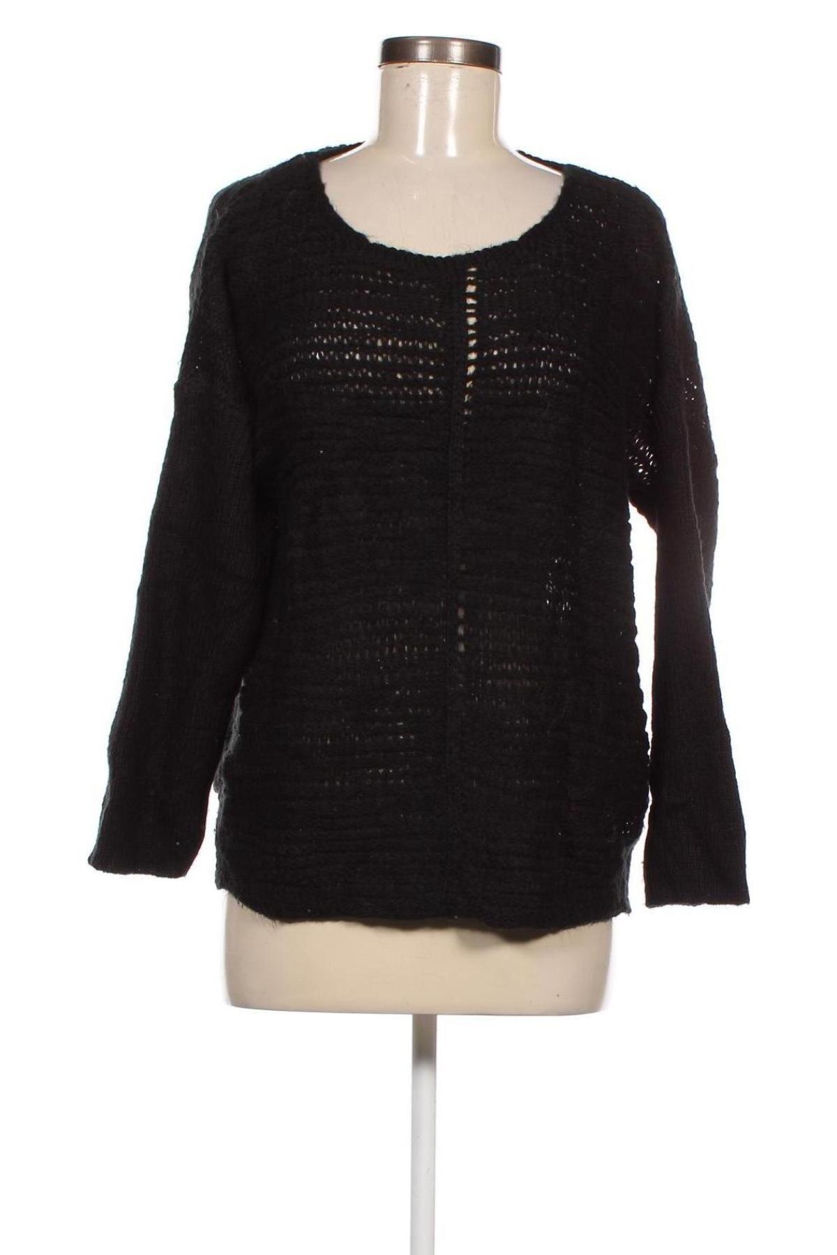 Дамски пуловер Aniston, Размер M, Цвят Черен, Цена 7,25 лв.