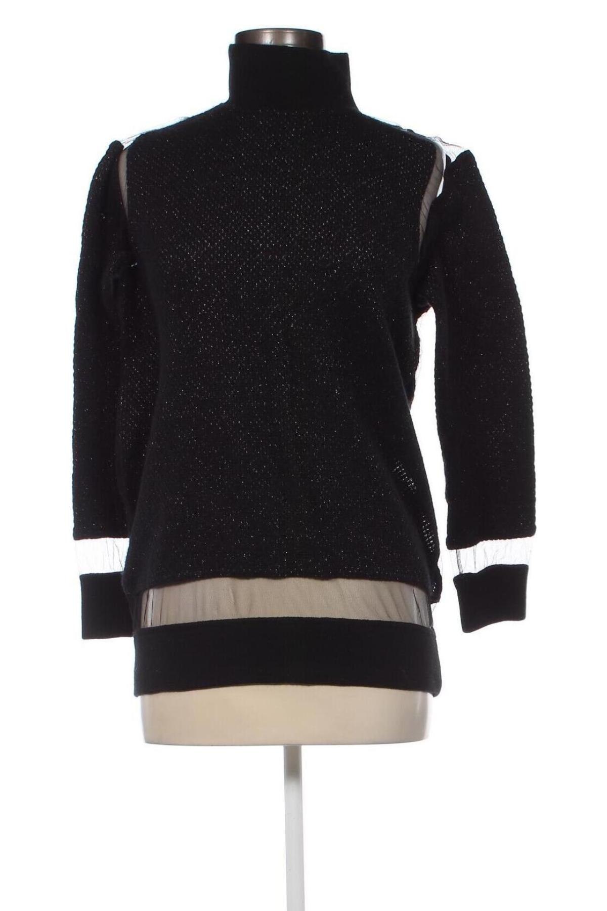 Дамски пуловер Atos Lombardini, Размер M, Цвят Черен, Цена 12,24 лв.
