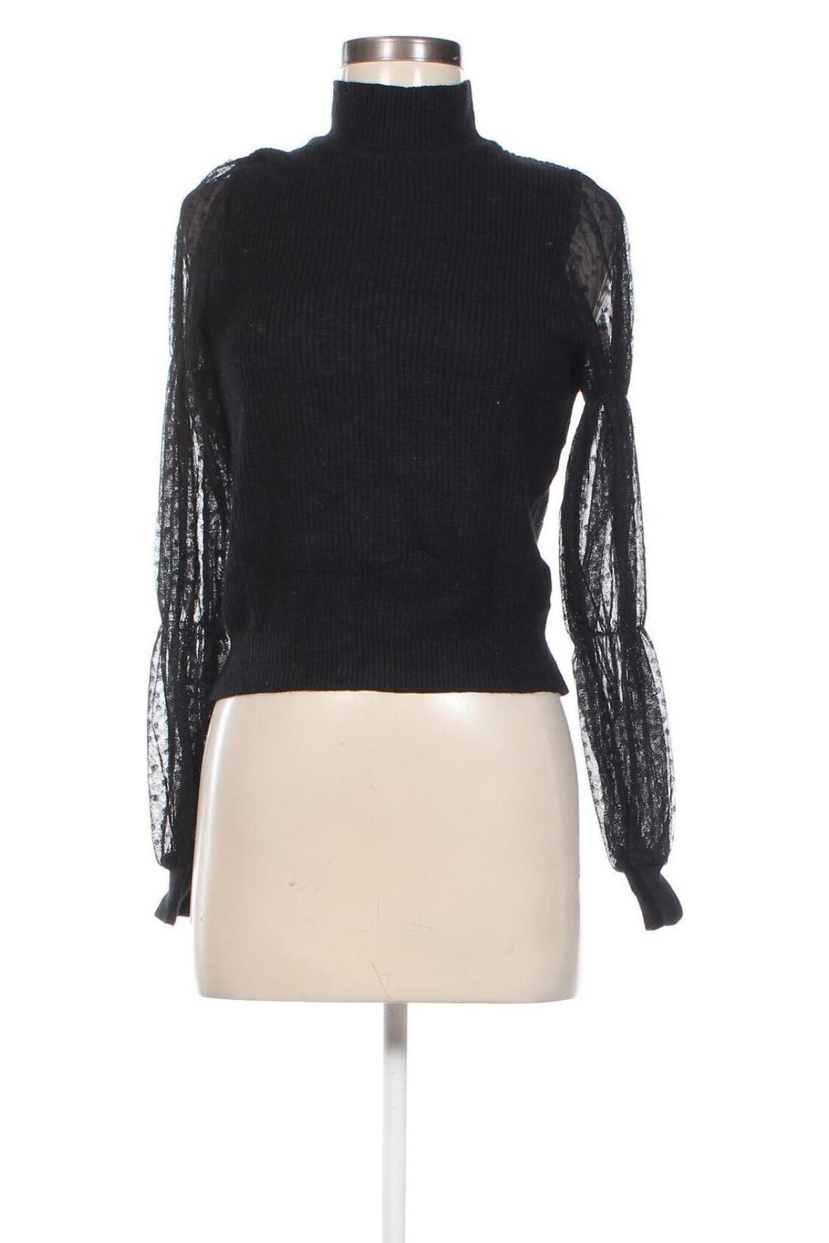 Γυναικείο πουλόβερ Bisou Bisou, Μέγεθος S, Χρώμα Μαύρο, Τιμή 4,13 €