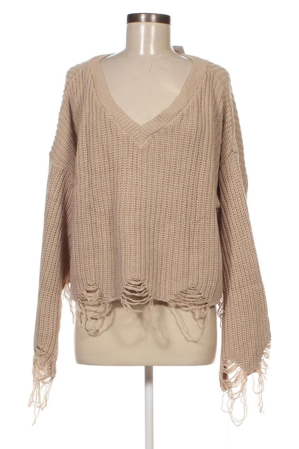 Damenpullover Boohoo, Größe XL, Farbe Beige, Preis € 20,18