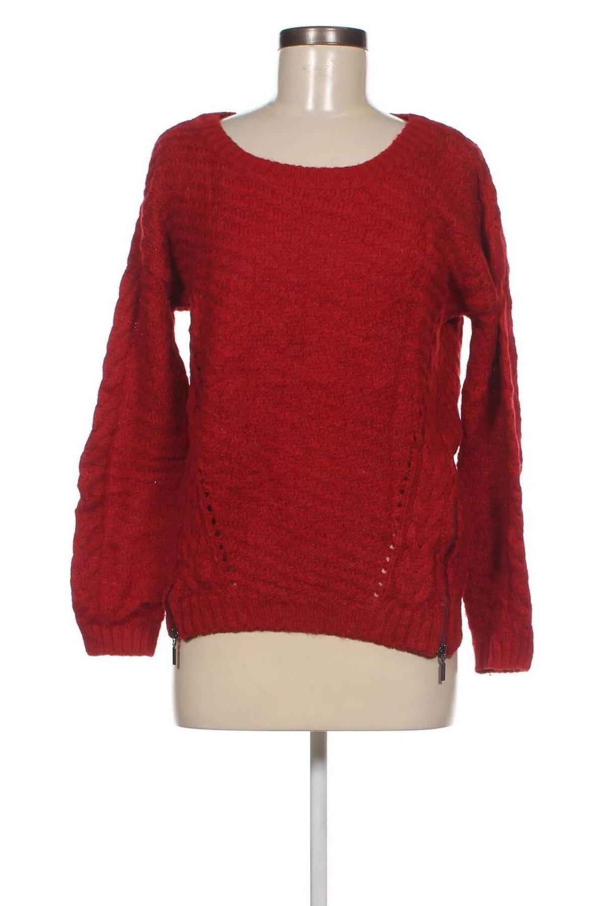 Дамски пуловер Cache Cache, Размер M, Цвят Червен, Цена 7,25 лв.