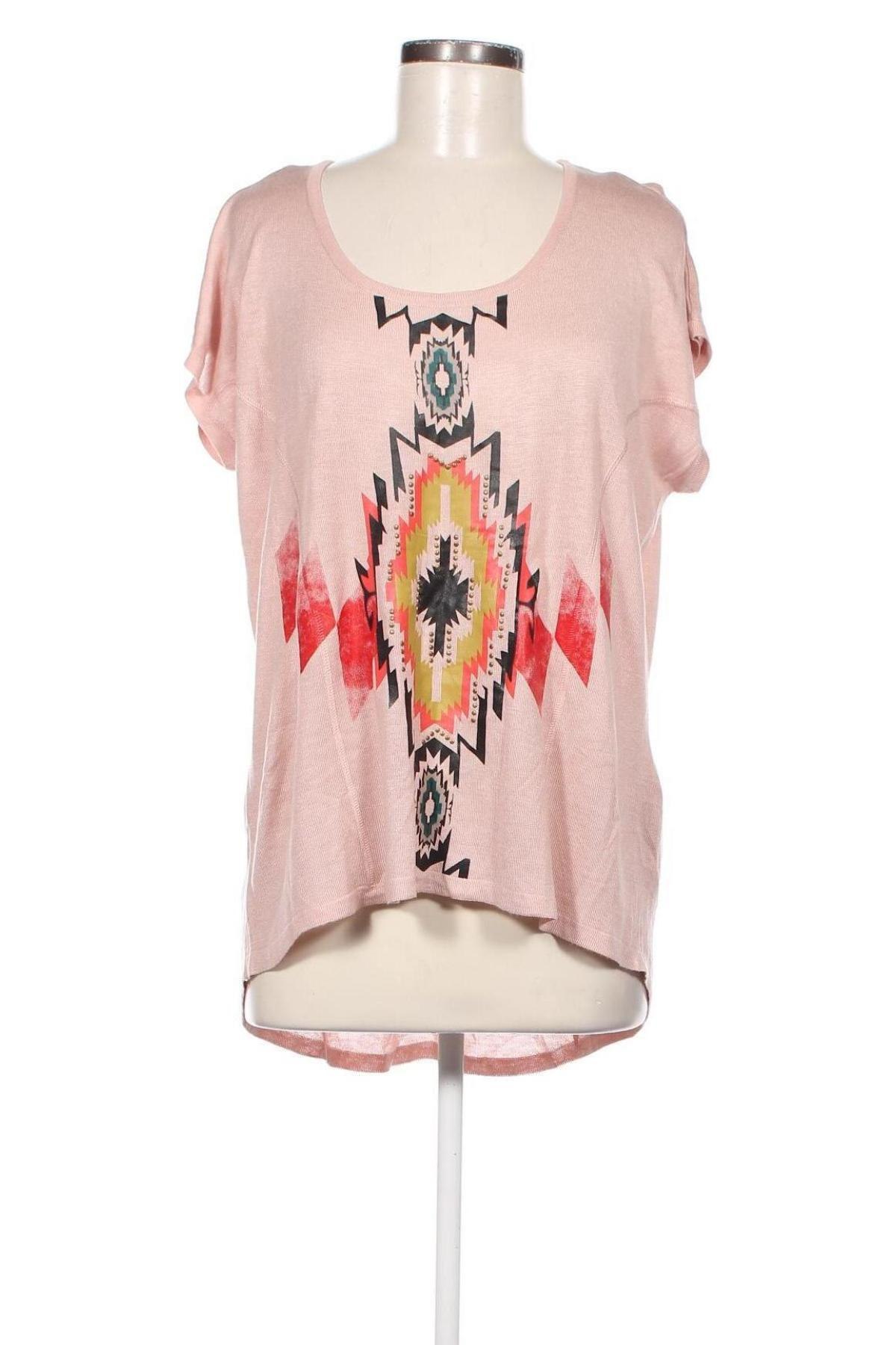 Γυναικείο πουλόβερ Cache Cache, Μέγεθος L, Χρώμα Ρόζ , Τιμή 4,75 €
