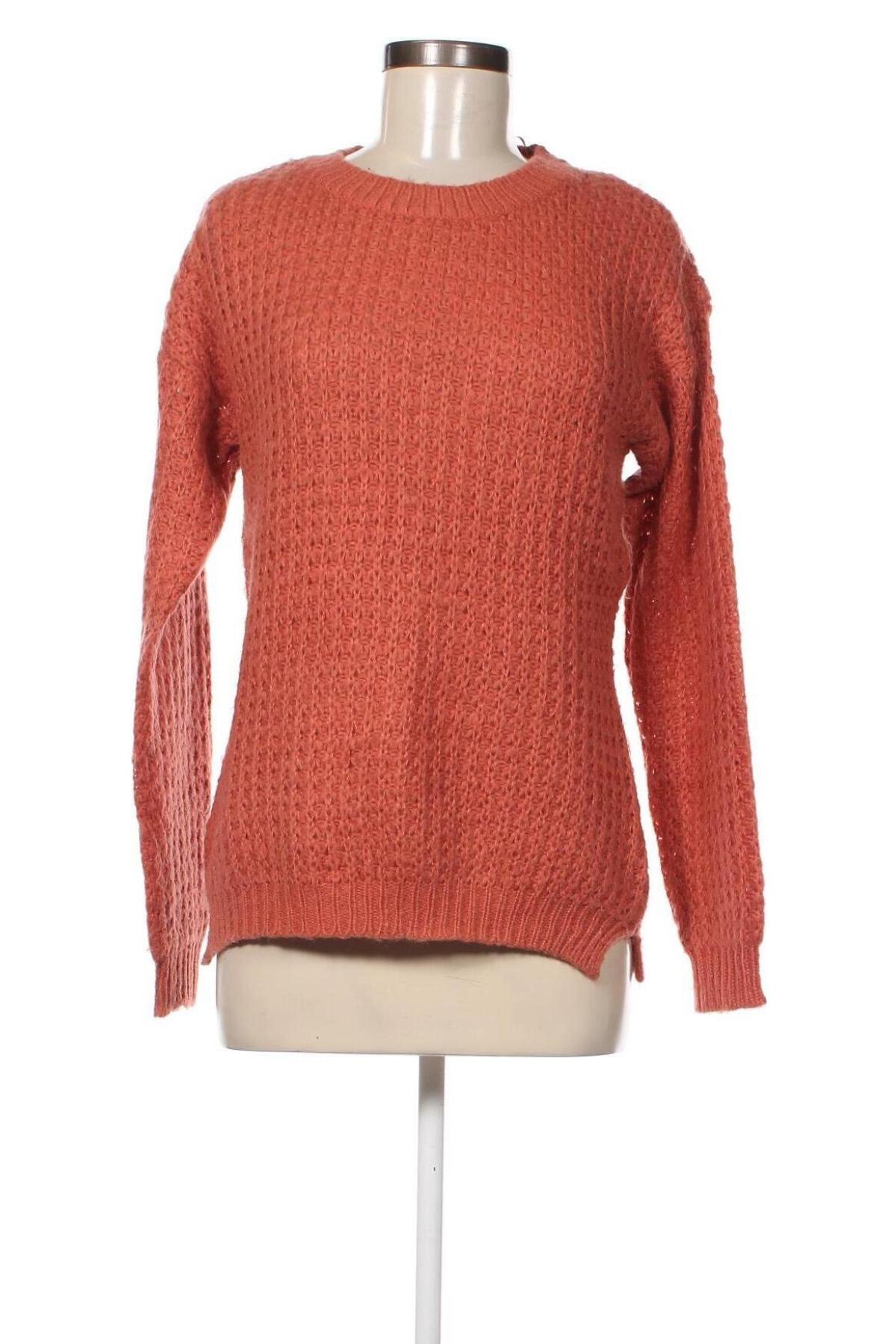 Дамски пуловер Clockhouse, Размер S, Цвят Оранжев, Цена 8,70 лв.