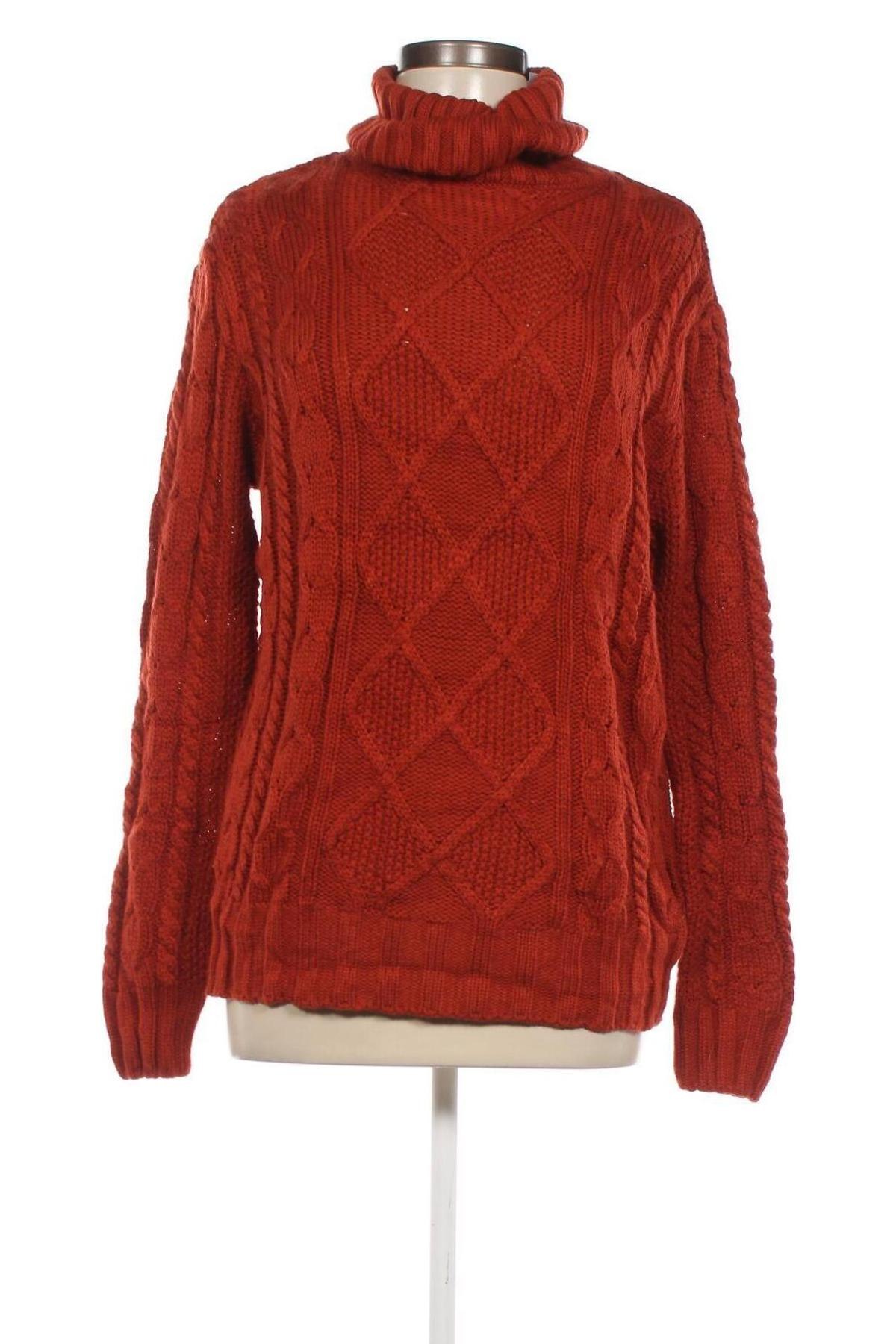Γυναικείο πουλόβερ Defacto, Μέγεθος L, Χρώμα Πορτοκαλί, Τιμή 5,38 €