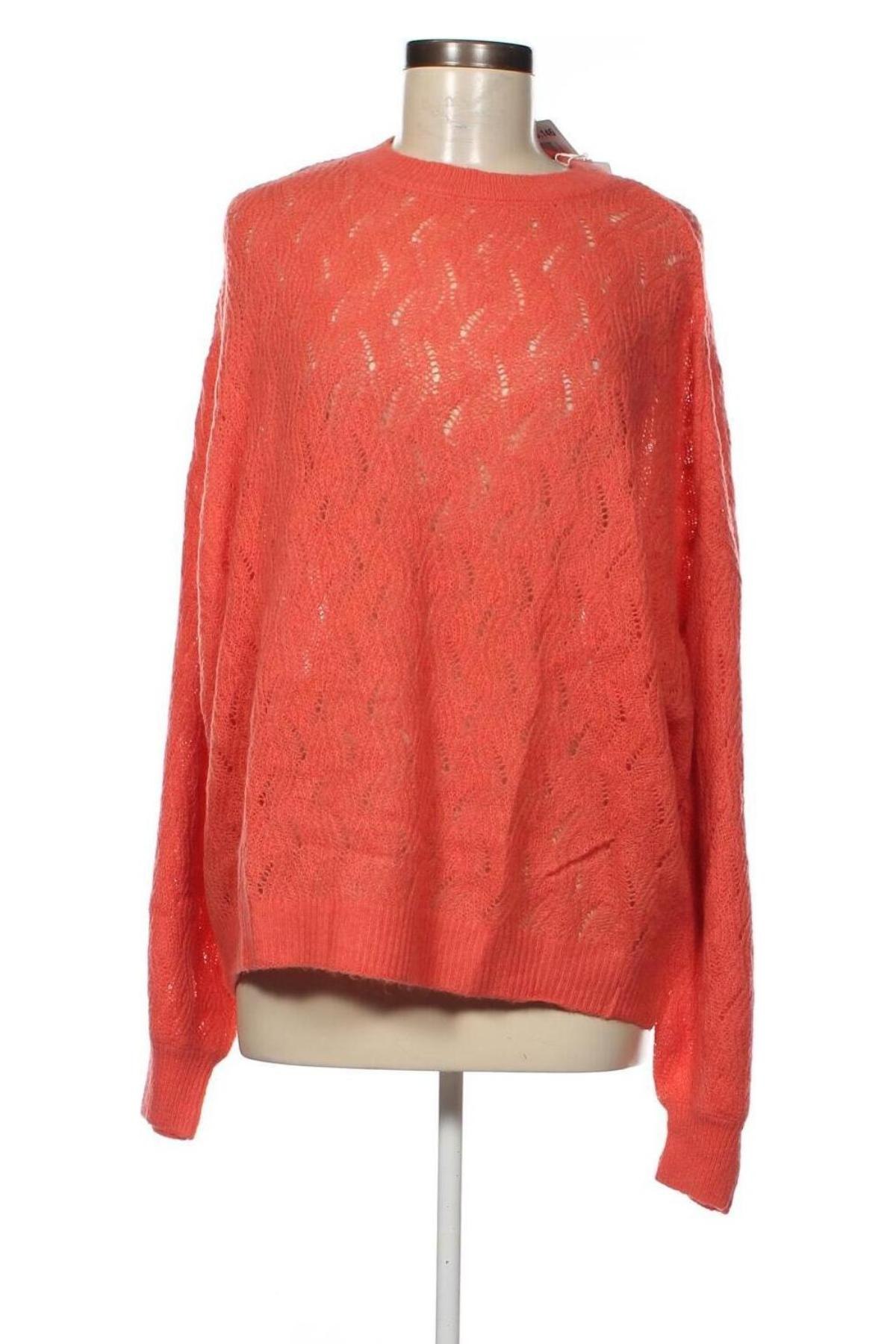 Дамски пуловер Edc By Esprit, Размер XXL, Цвят Оранжев, Цена 15,66 лв.