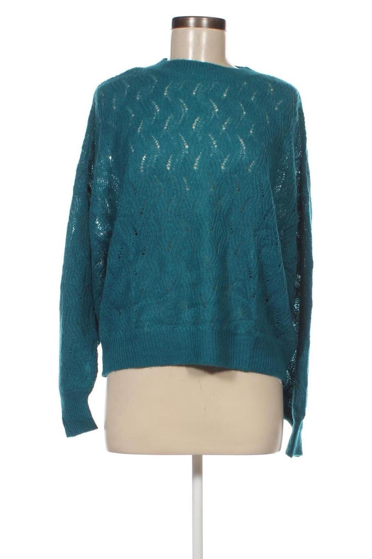 Дамски пуловер Edc By Esprit, Размер S, Цвят Син, Цена 26,10 лв.