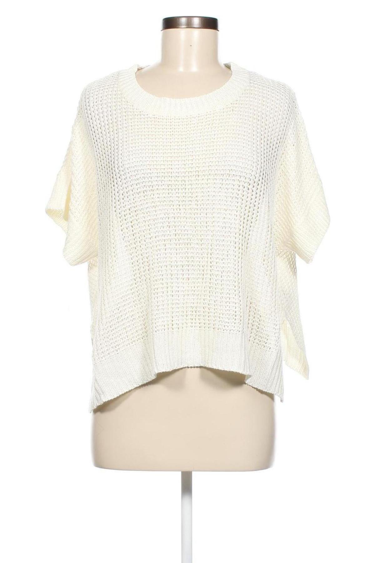 Γυναικείο πουλόβερ Folia, Μέγεθος L, Χρώμα Λευκό, Τιμή 12,22 €