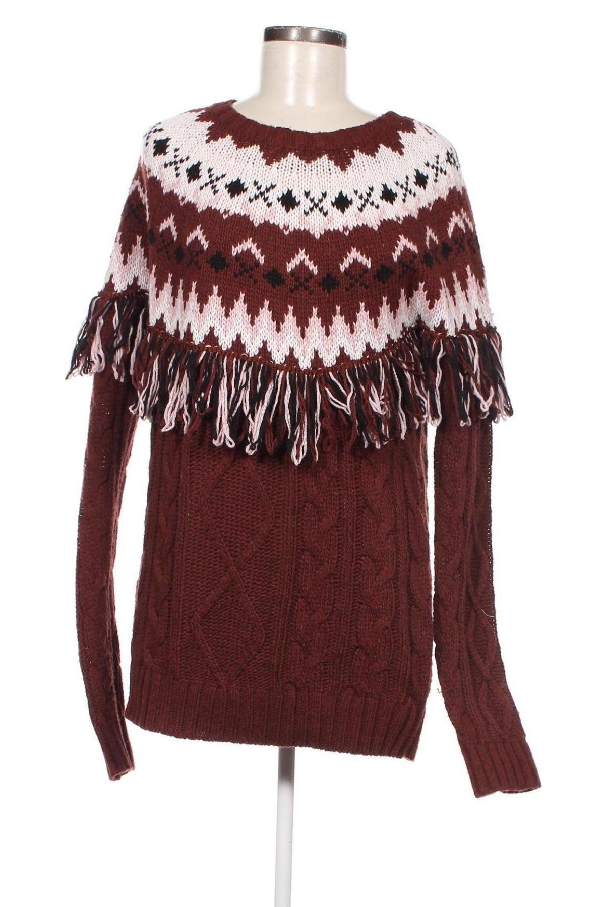 Дамски пуловер Glamorous, Размер L, Цвят Кафяв, Цена 33,11 лв.