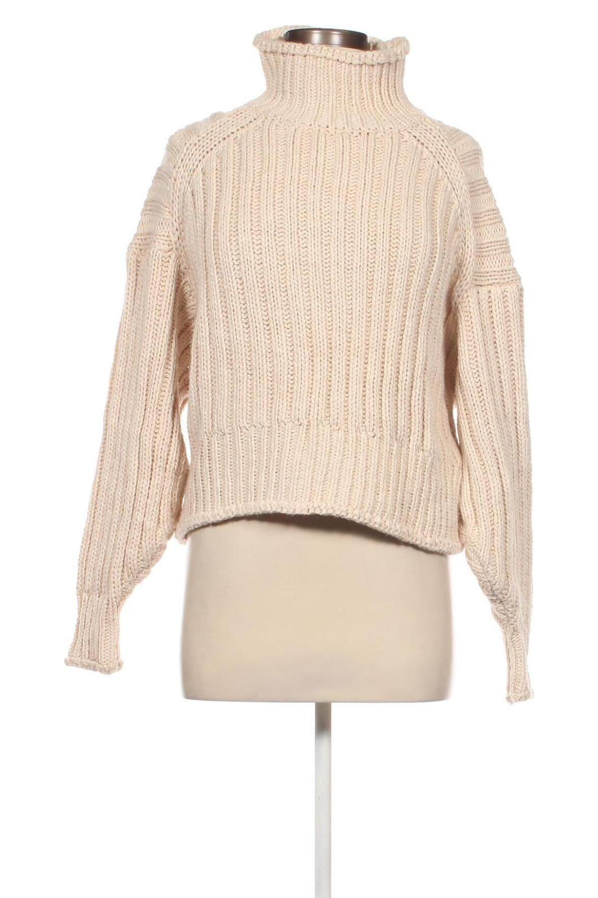 Damski sweter H&M, Rozmiar M, Kolor Beżowy, Cena 27,83 zł