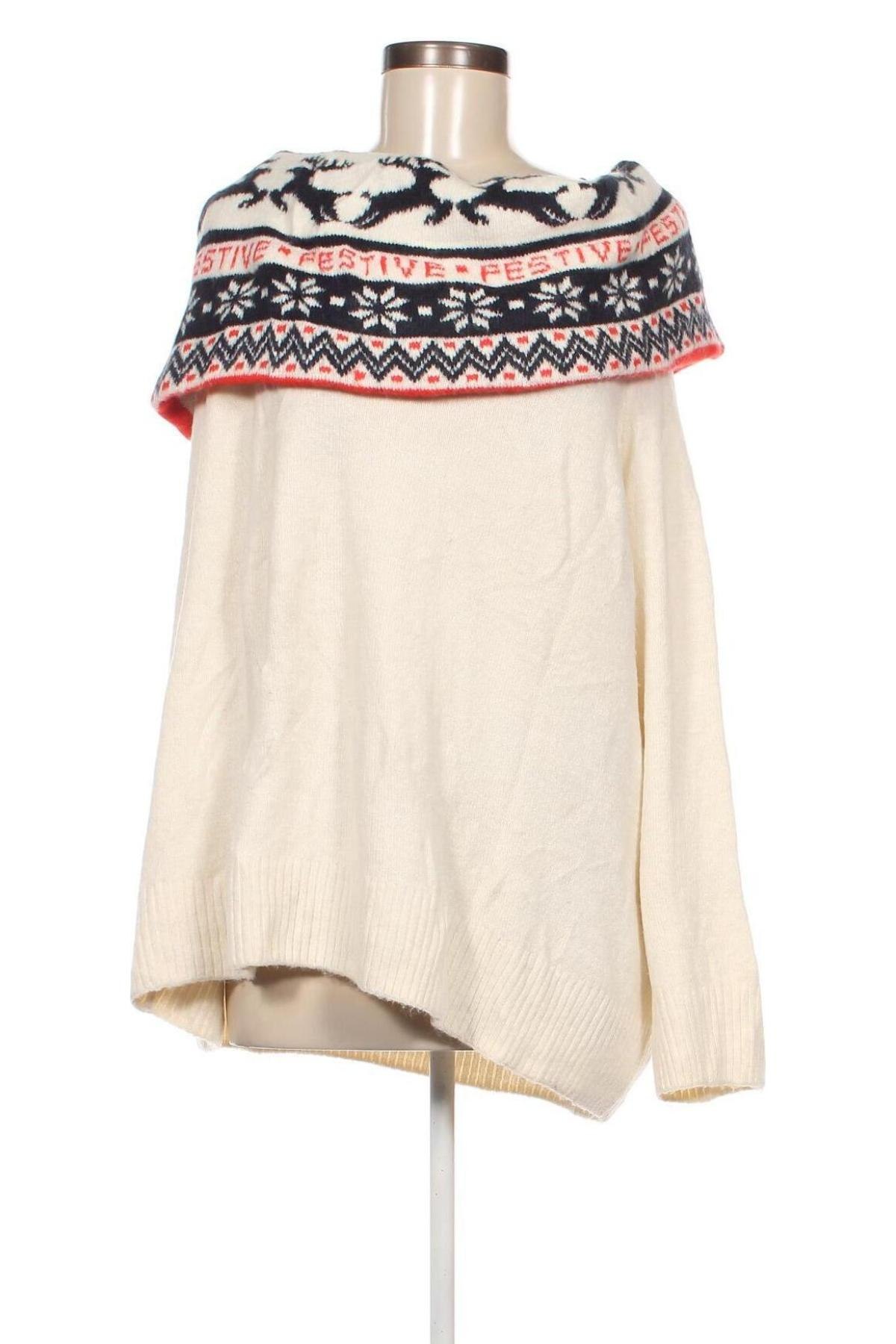 Γυναικείο πουλόβερ H&M, Μέγεθος XXL, Χρώμα  Μπέζ, Τιμή 5,56 €