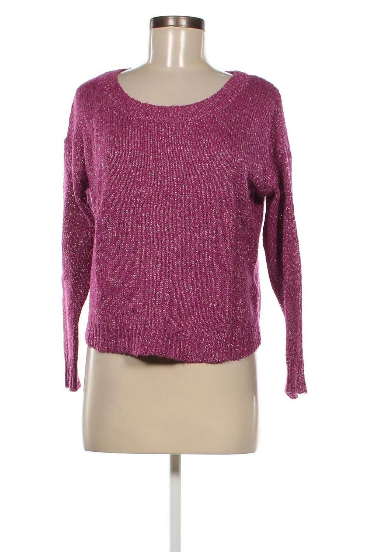 Дамски пуловер H&M Divided, Размер XS, Цвят Лилав, Цена 7,25 лв.