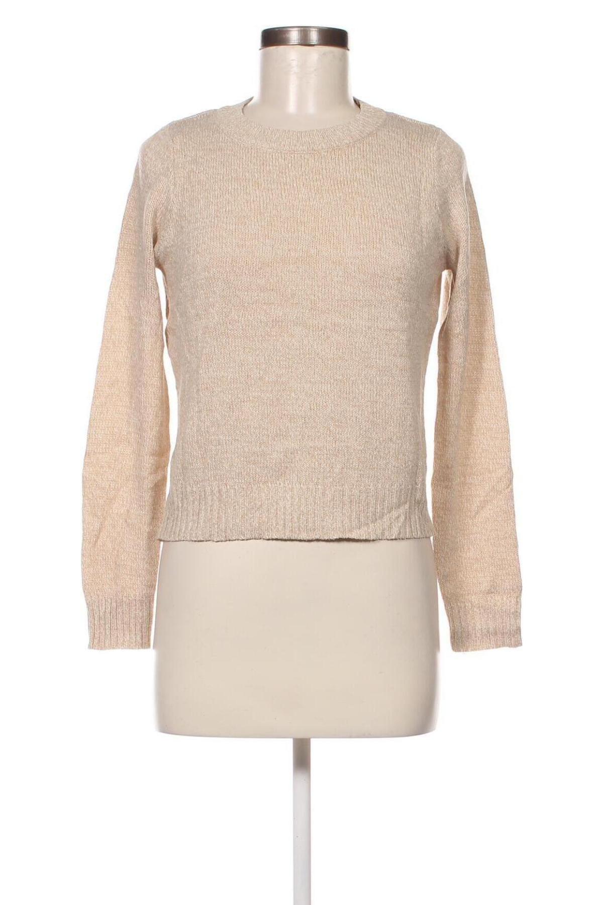 Дамски пуловер H&M Divided, Размер XS, Цвят Бежов, Цена 13,05 лв.