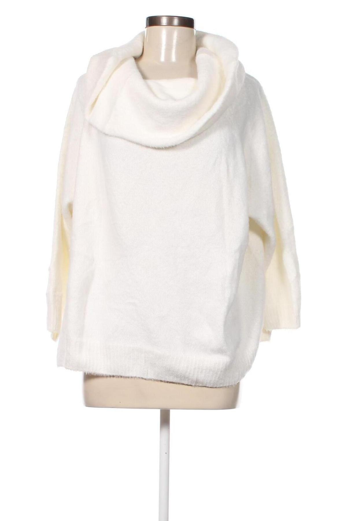 Γυναικείο πουλόβερ HB, Μέγεθος L, Χρώμα Λευκό, Τιμή 5,56 €