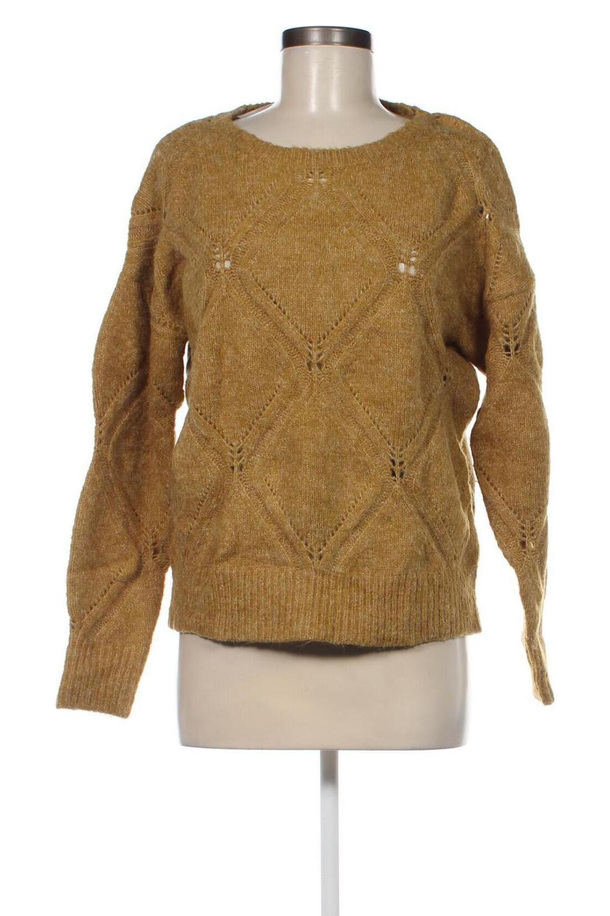 Дамски пуловер Ichi, Размер S, Цвят Жълт, Цена 11,89 лв.