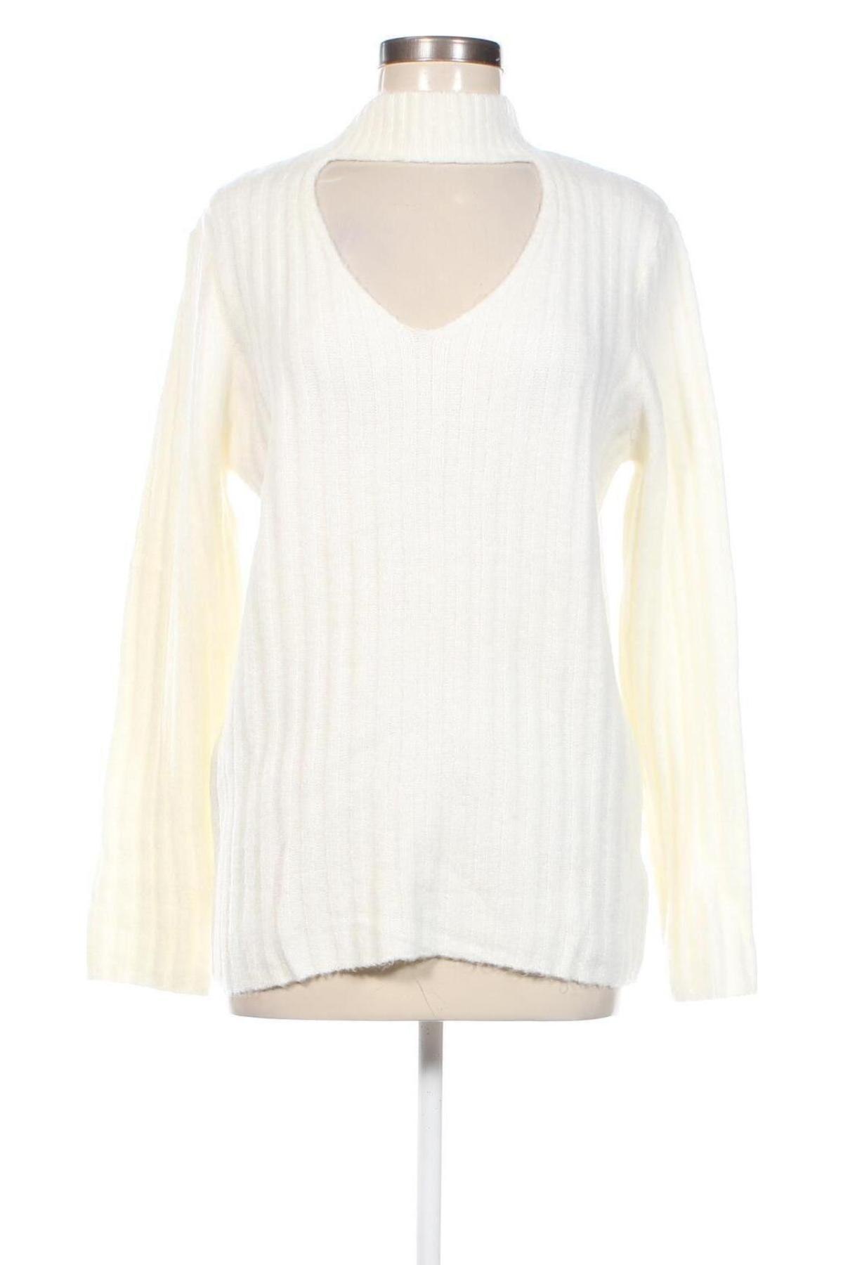 Дамски пуловер Irl, Размер L, Цвят Бял, Цена 46,00 лв.