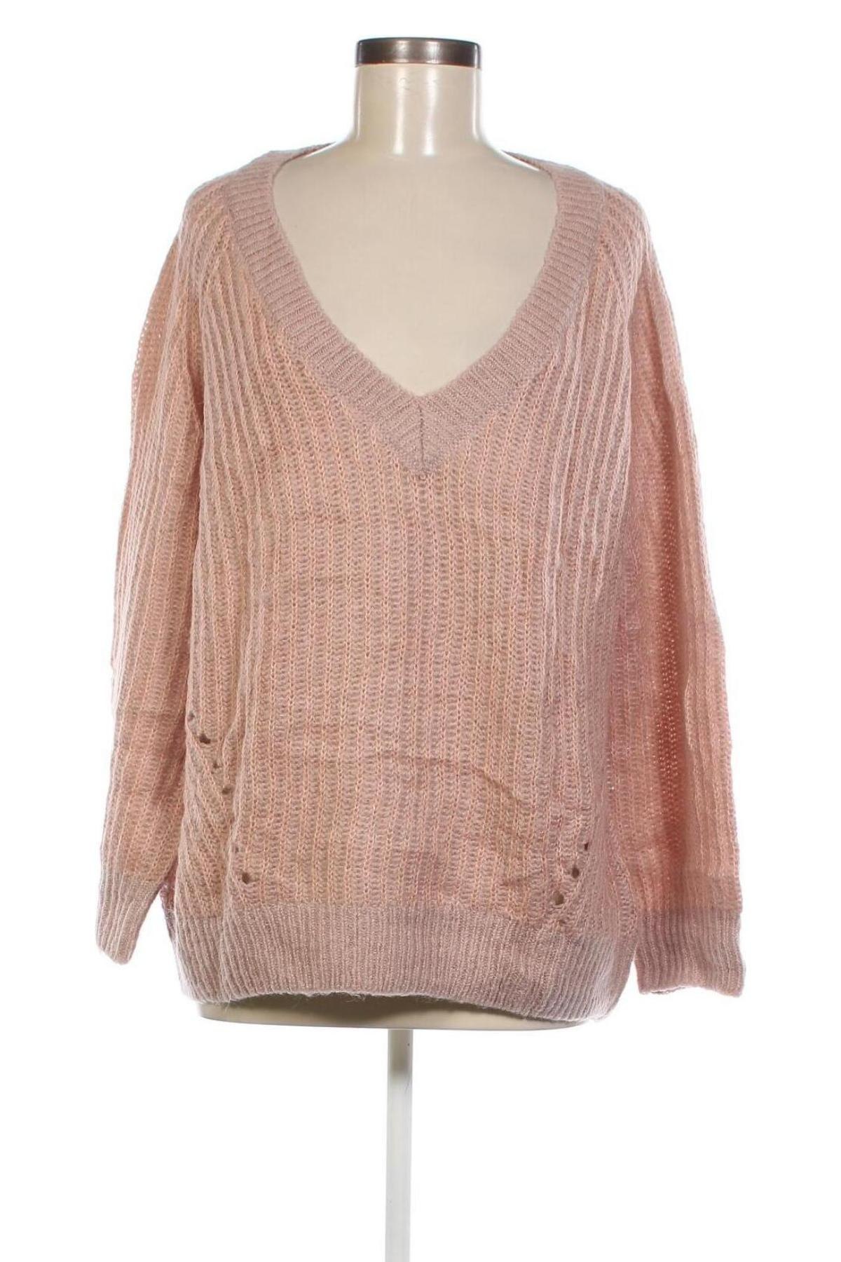 Γυναικείο πουλόβερ Jbc, Μέγεθος XL, Χρώμα Ρόζ , Τιμή 8,61 €