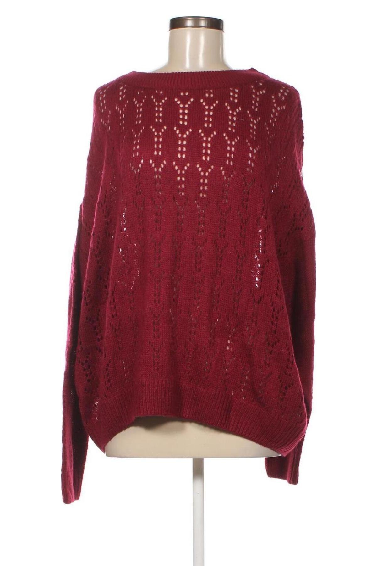 Pulover de femei KappAhl, Mărime XL, Culoare Roșu, Preț 23,69 Lei