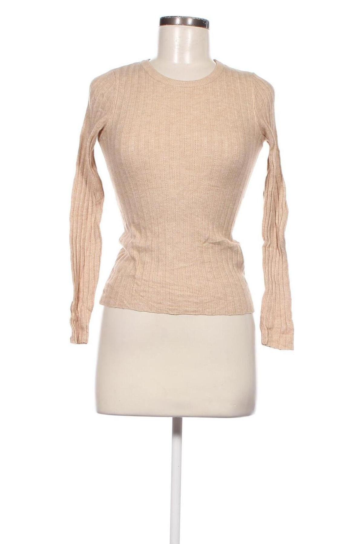 Γυναικείο πουλόβερ Kiabi, Μέγεθος XS, Χρώμα  Μπέζ, Τιμή 8,07 €
