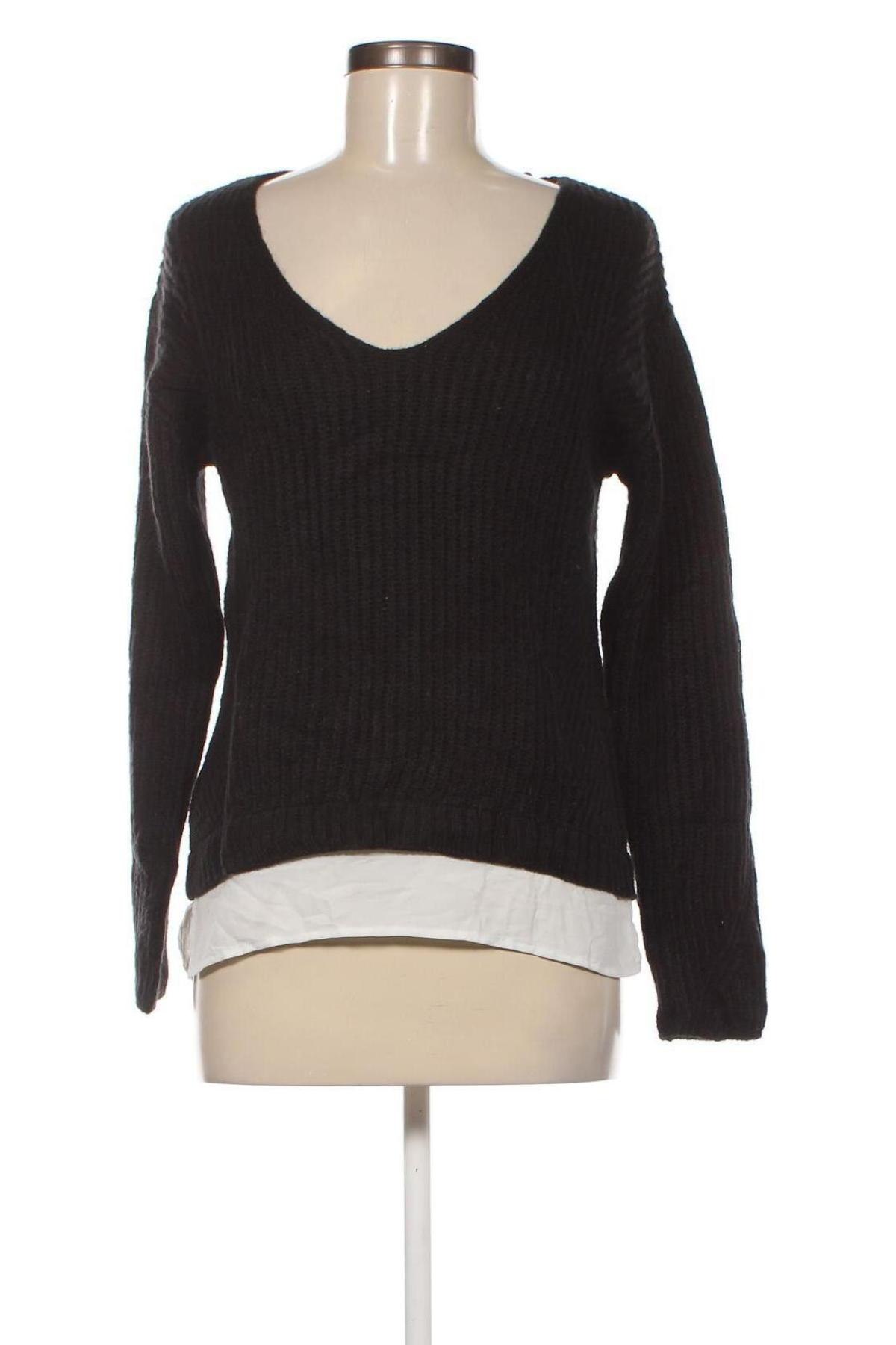 Дамски пуловер Kiabi, Размер XS, Цвят Черен, Цена 13,05 лв.