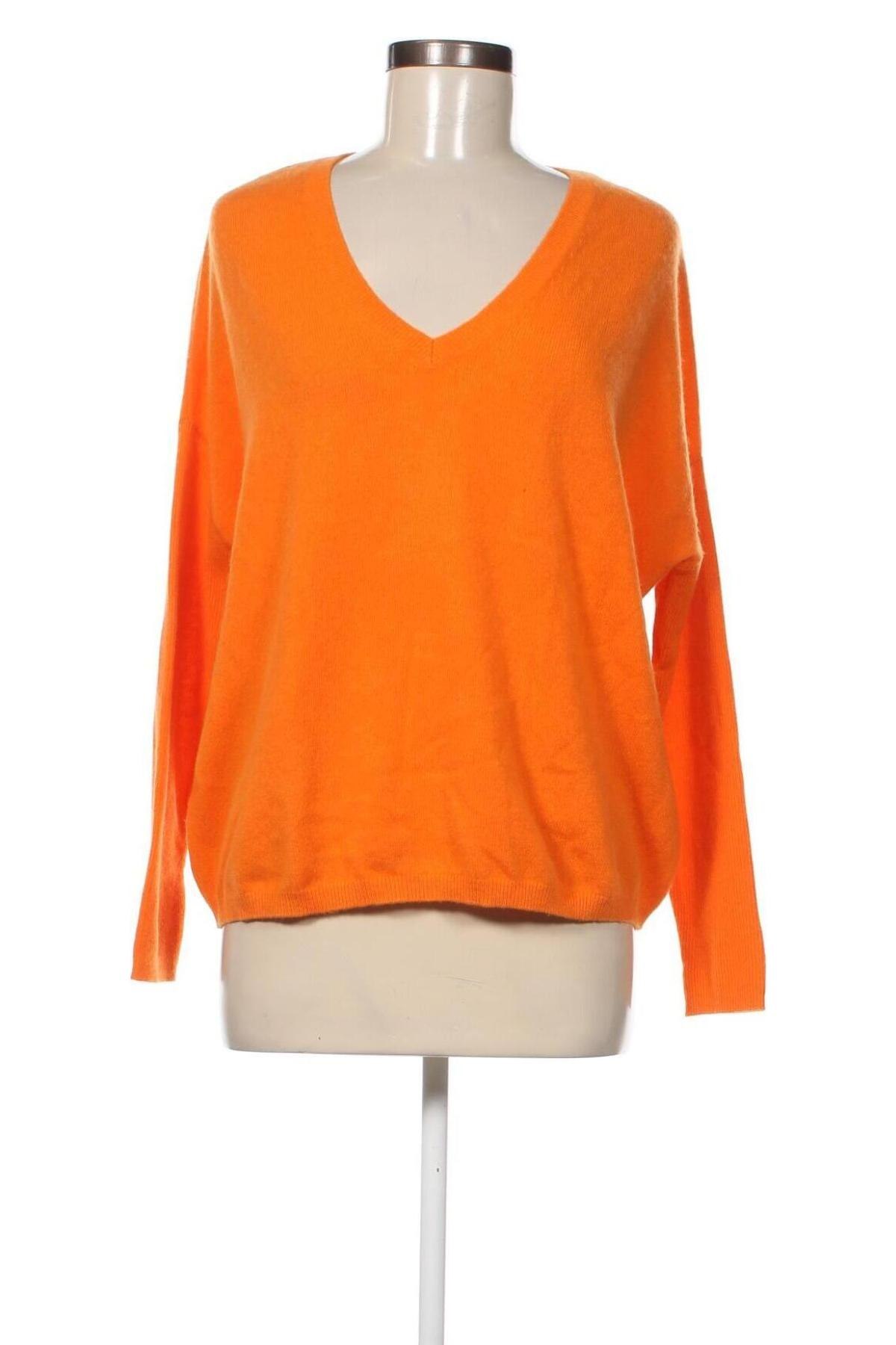 Γυναικείο πουλόβερ Les tricots de Lea, Μέγεθος XL, Χρώμα Πορτοκαλί, Τιμή 56,00 €