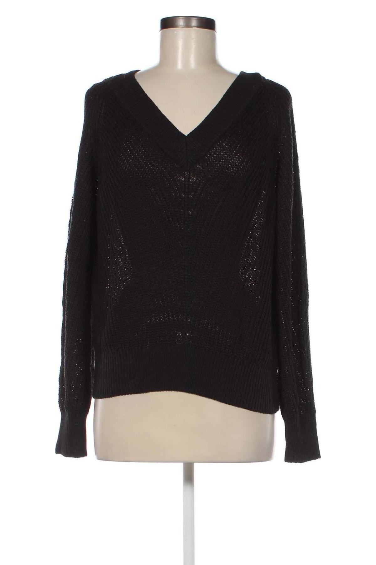Γυναικείο πουλόβερ Lindex, Μέγεθος M, Χρώμα Μαύρο, Τιμή 5,38 €